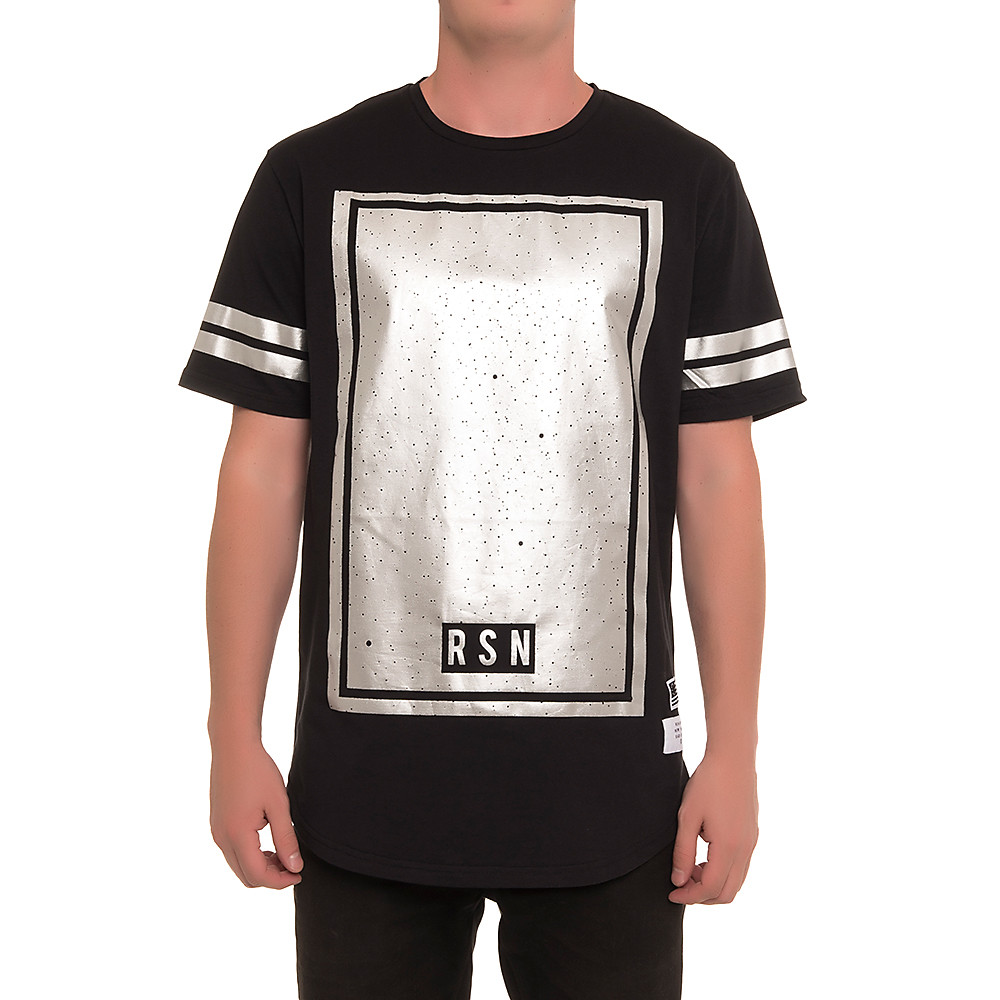 Splatter Box Tee Black/Silver