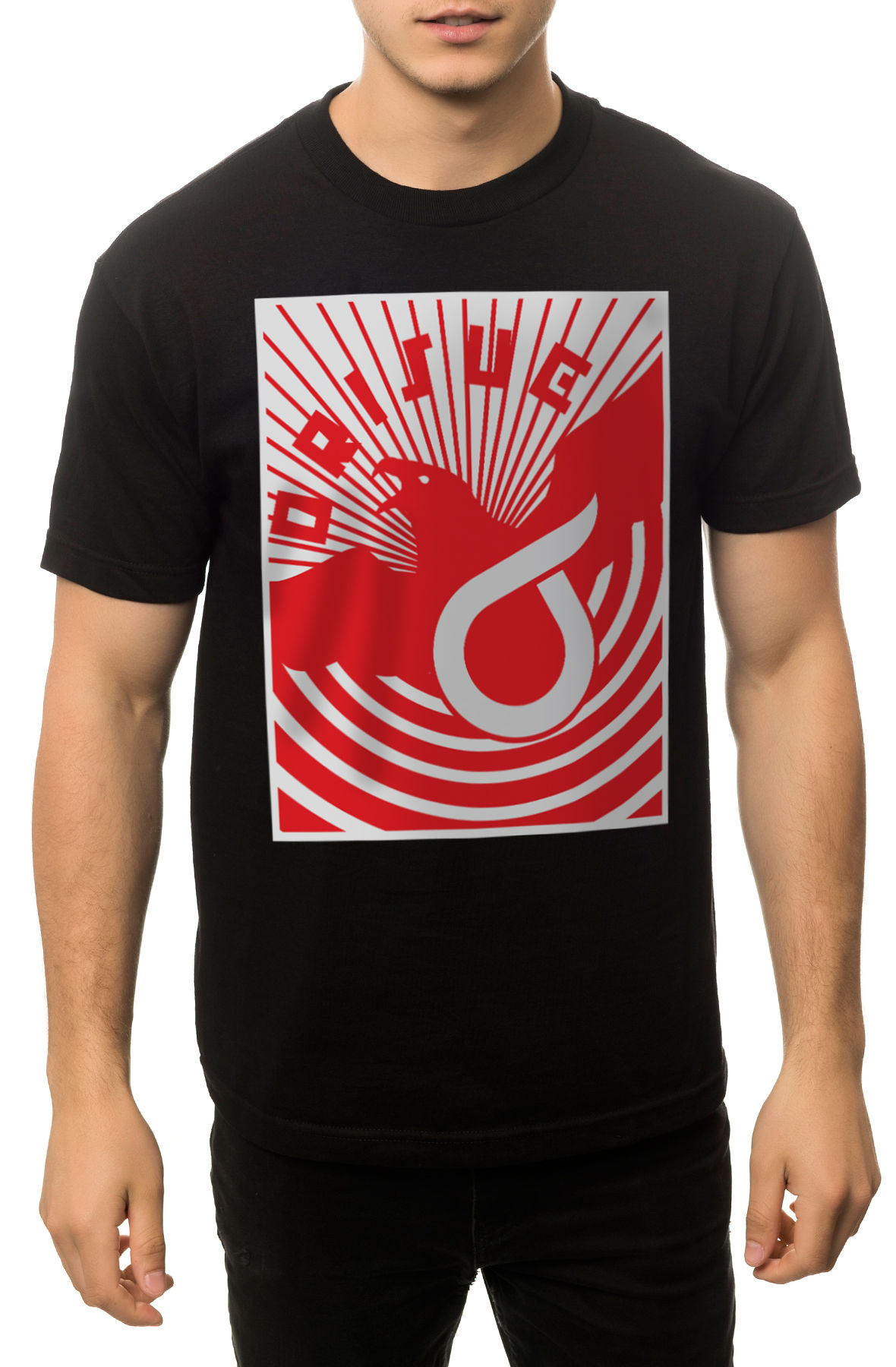 The Bird Poster Tee in Black