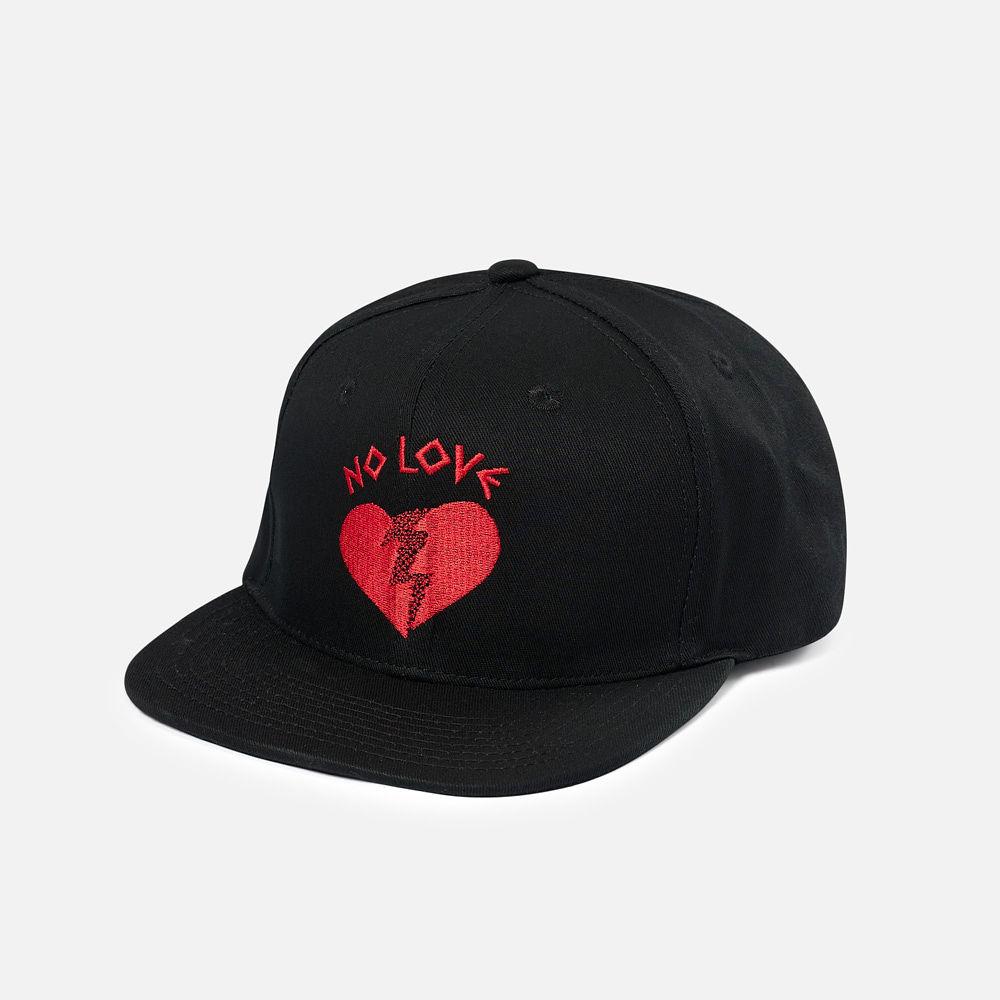 No Love Snapback Hat Bred