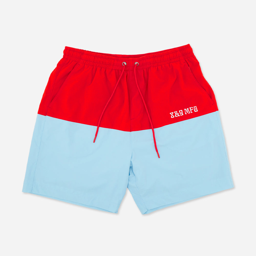 Mas Fresco Nylon Short Red Sky