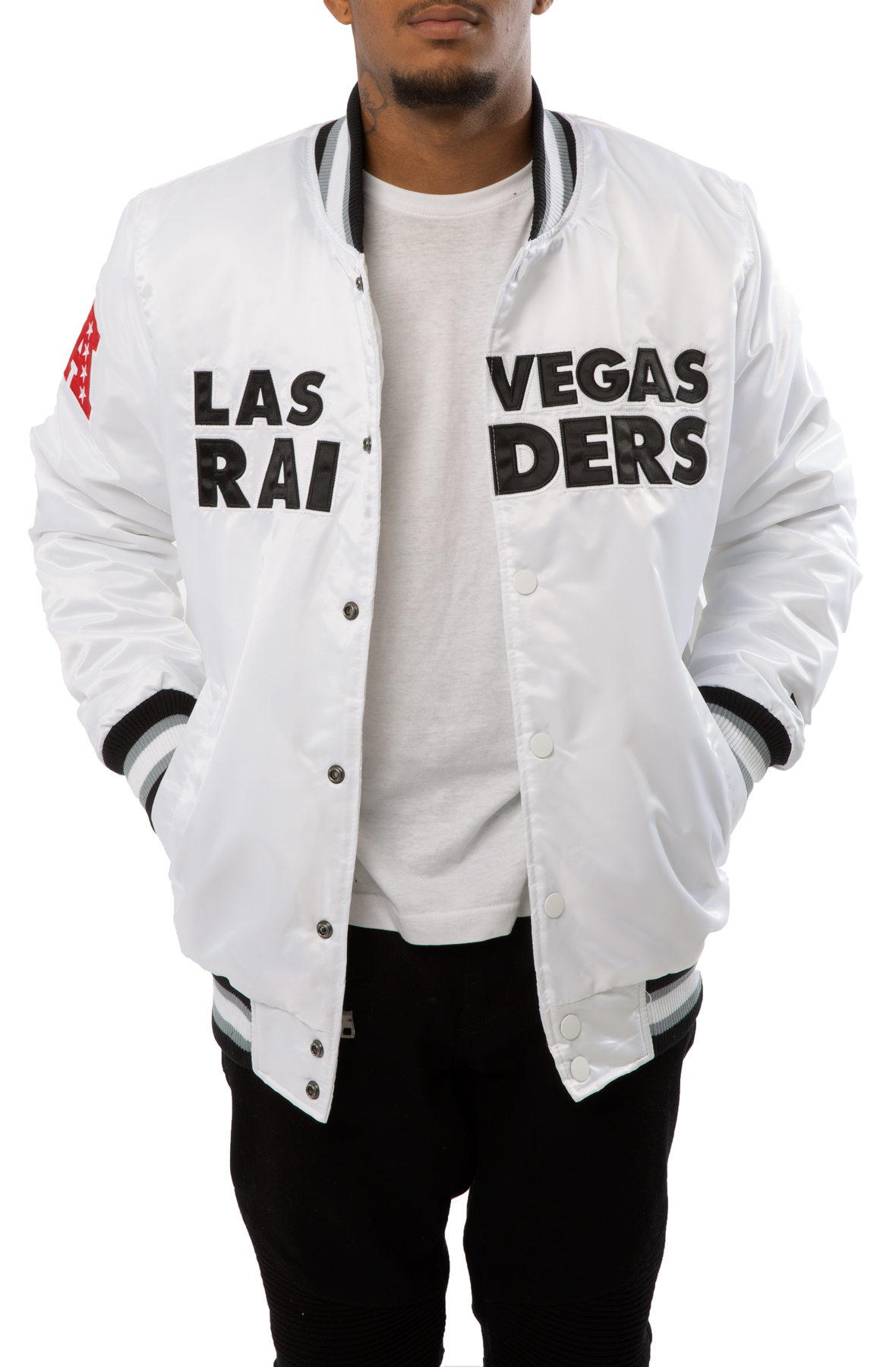 STARTER Las Vegas Raiders Jacket LS00W652-RAD - Karmaloop