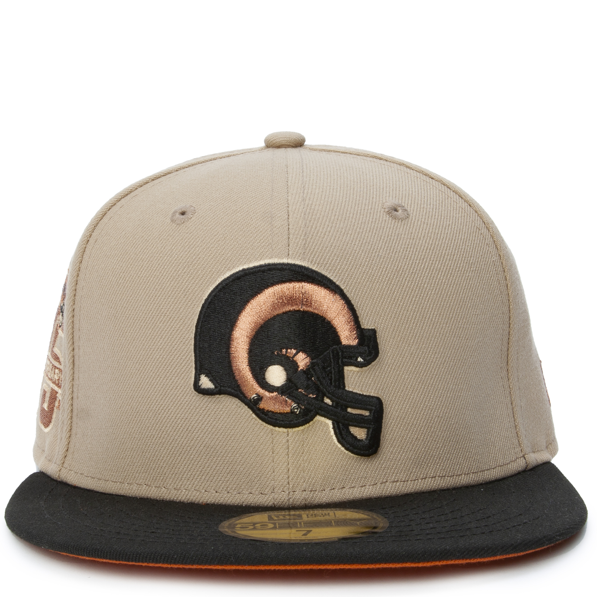 Los Angeles Rams New Era Gold Undervisor 59FIFTY Fitted Hat