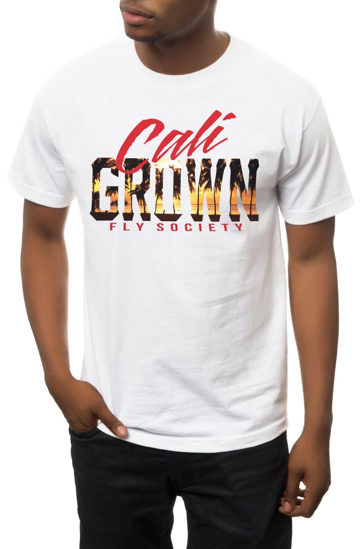 The Cali Grown Tee in White