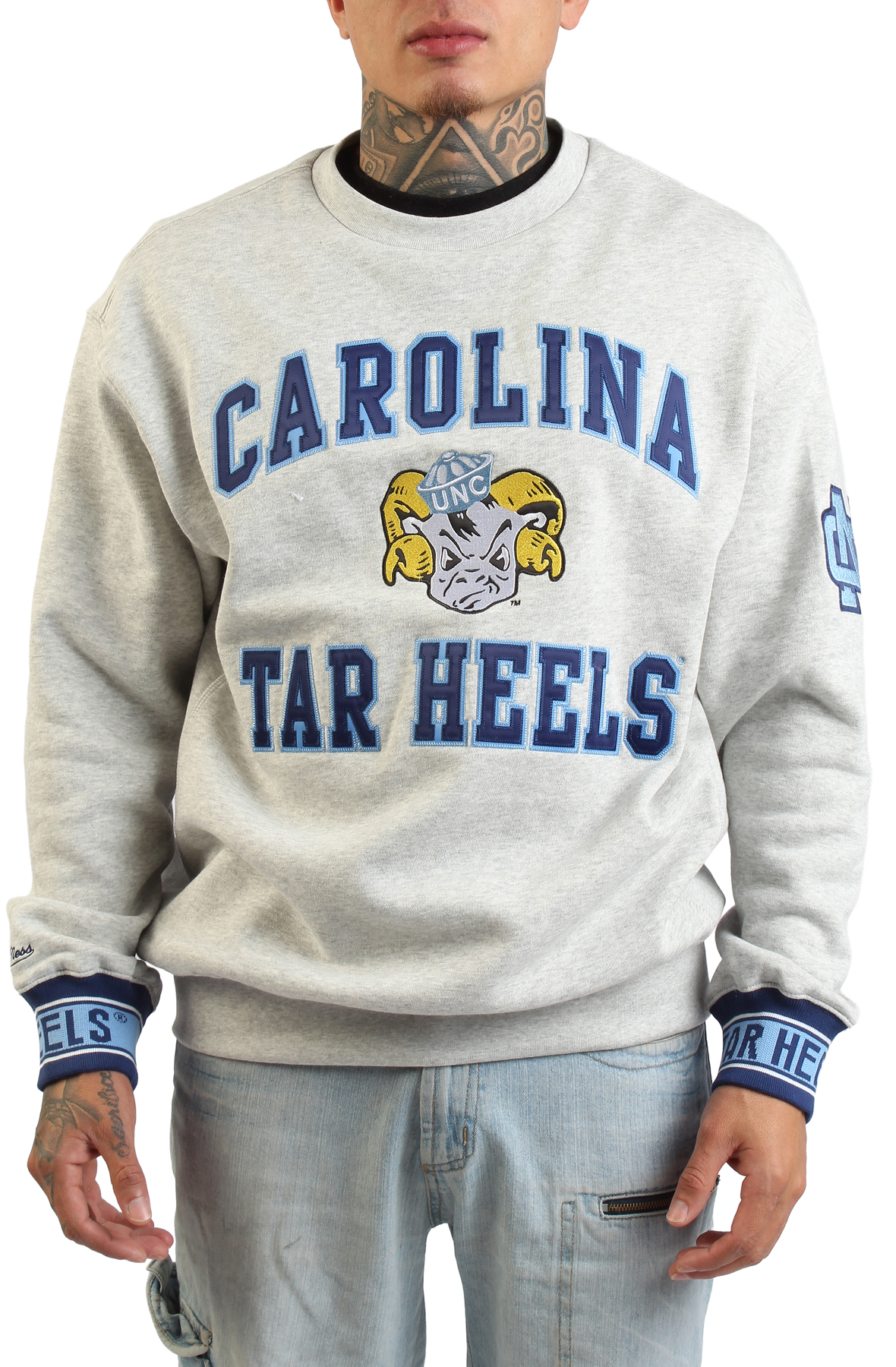 NCAA North Carolina Tar Heels Team Celebration Crew Sweatshirt