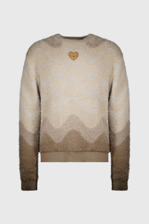 HIDEOUT Mohair Knit Crewneck Sweater THC-MO-XF-FOX - Karmaloop