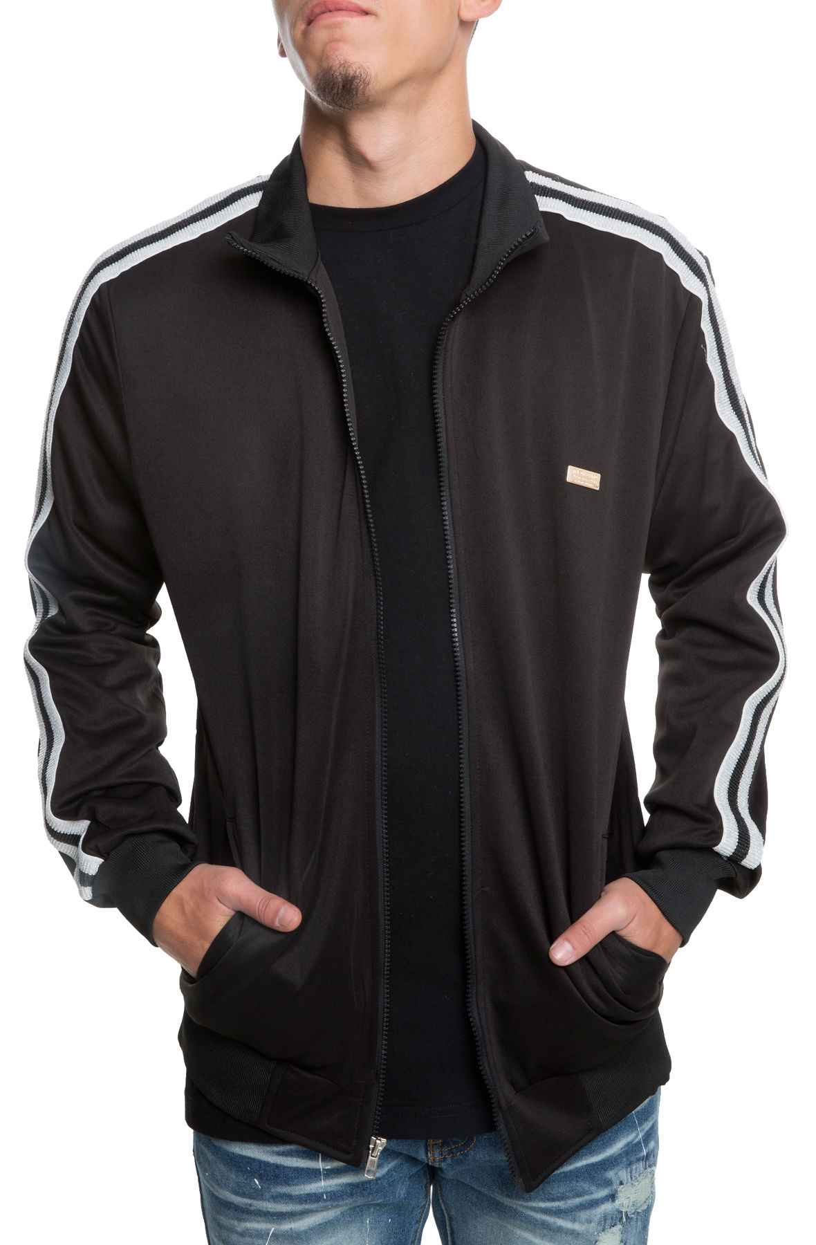 The High Line Track Jacket in Black
