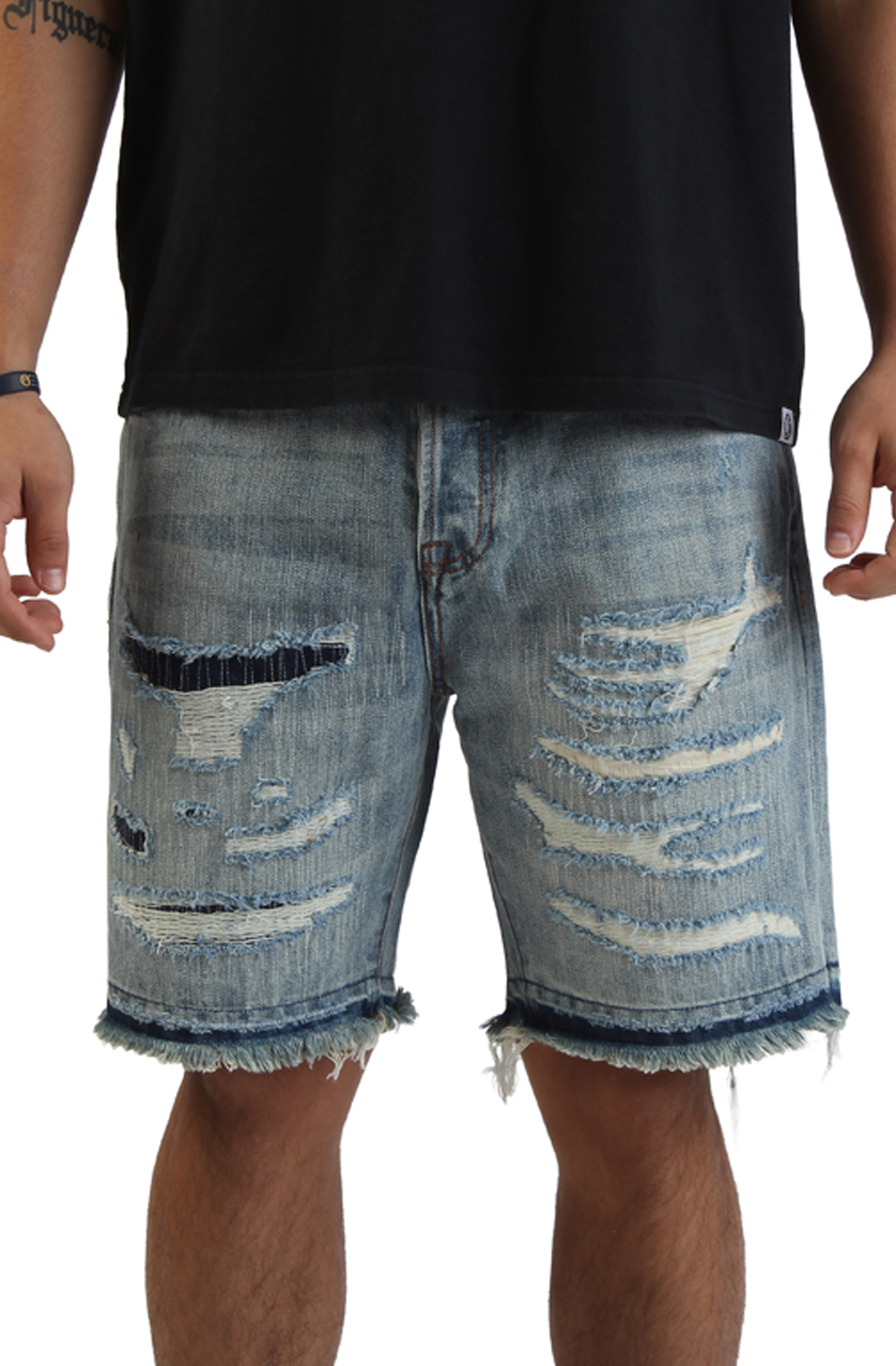 Cadet Distressed Cutoff Denim Shorts