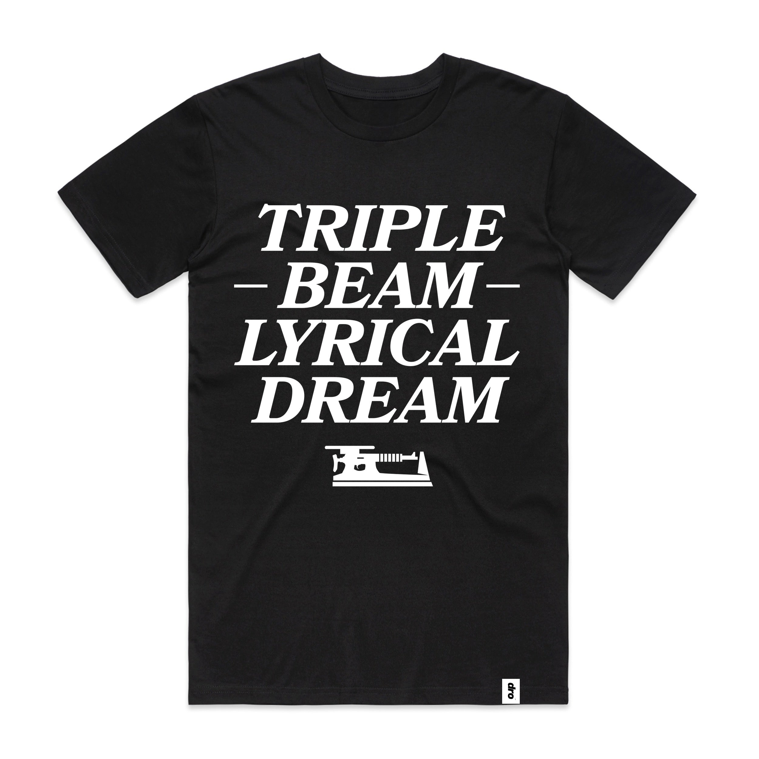 DRO Triple Beam Tee - Black