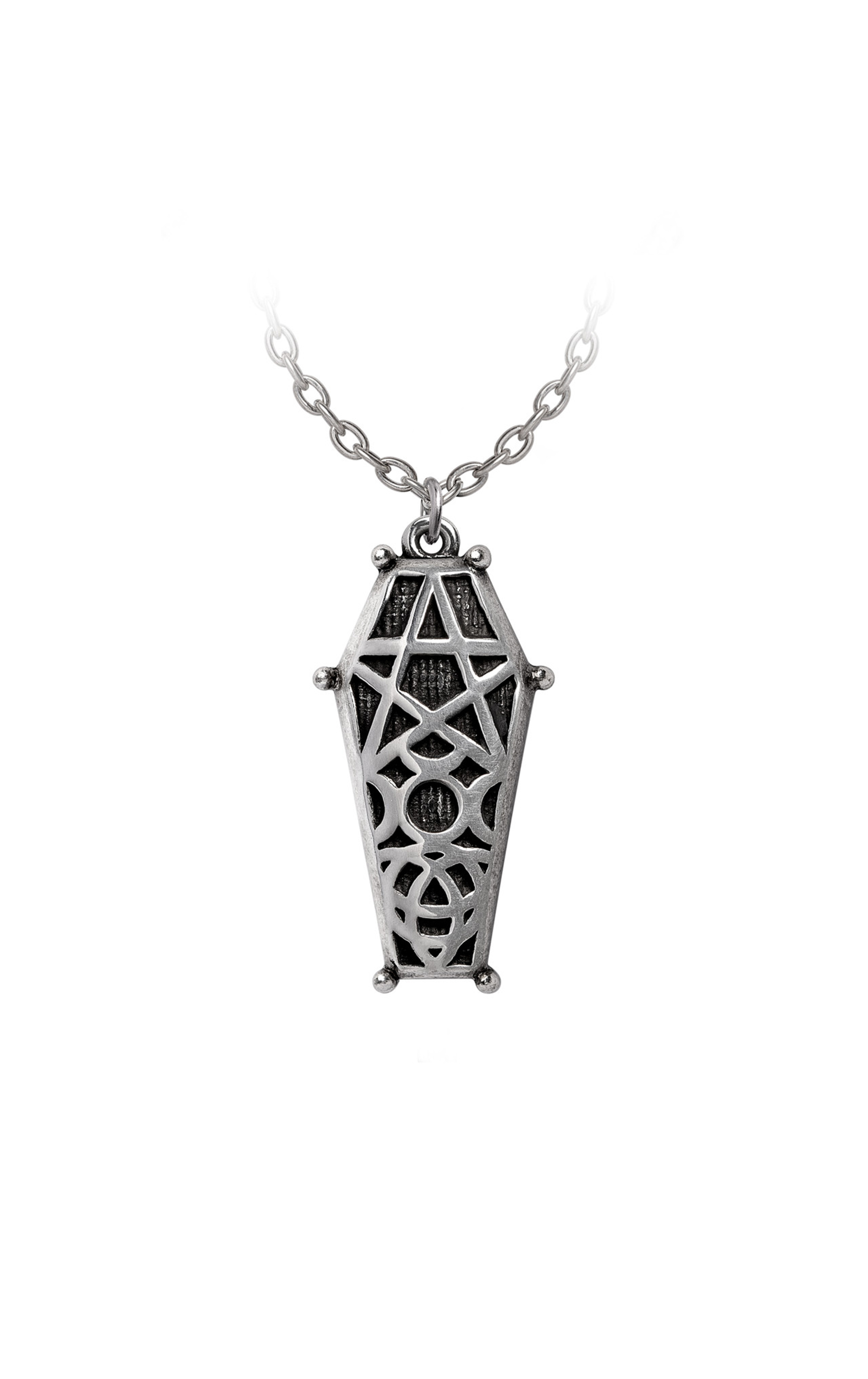 Hex Coffin Pendant