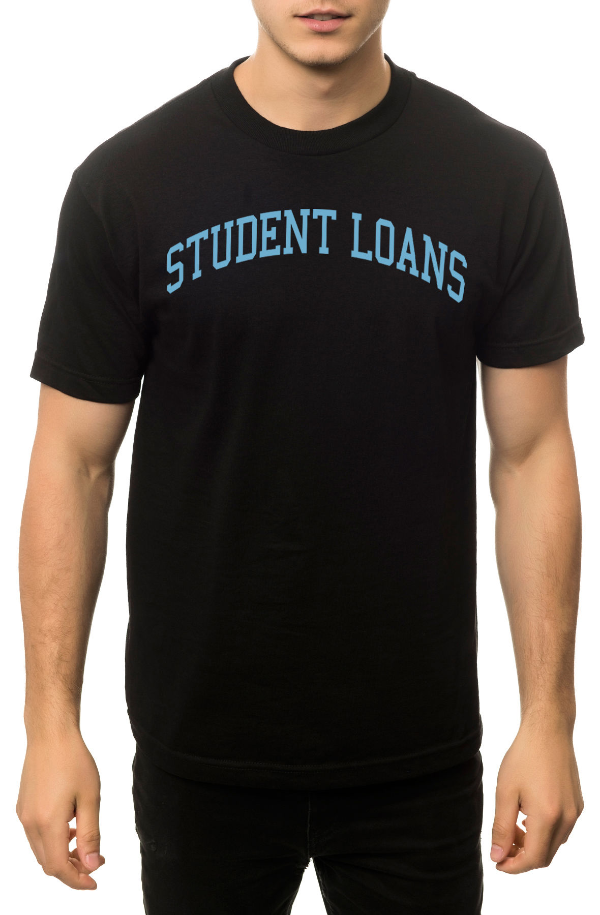 The Student Loans Tee in Black