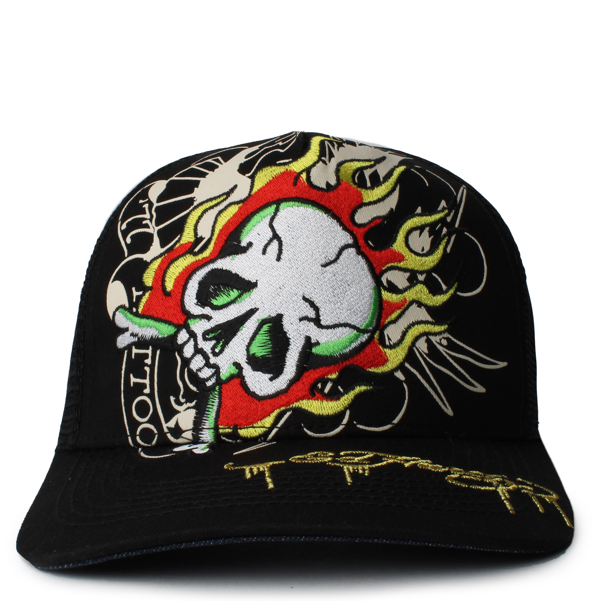 Fire Skull Trucker Hat