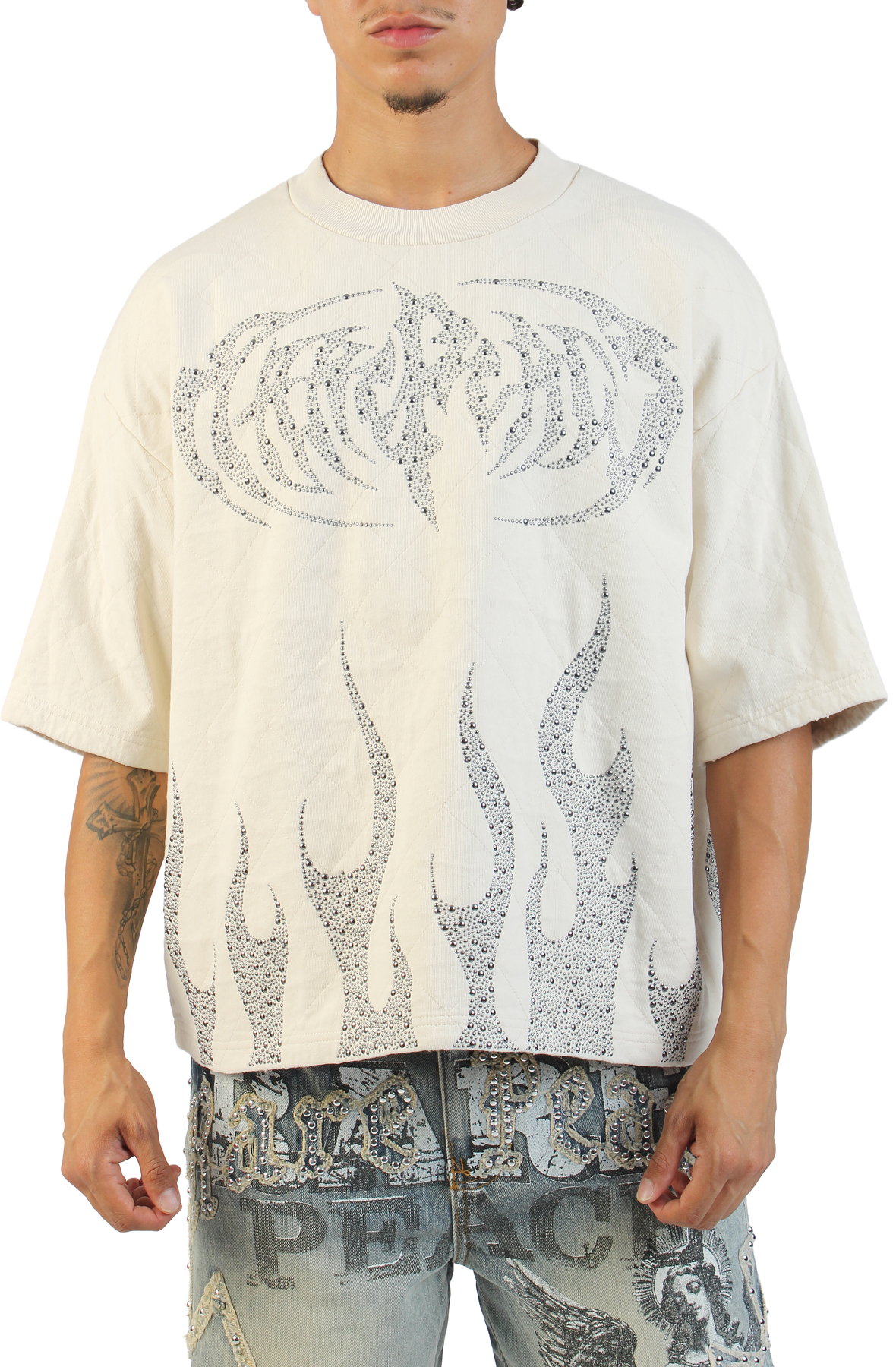 Flame Grid T-Shirt