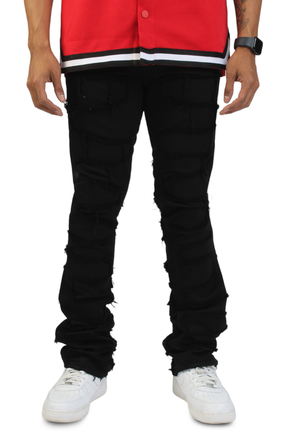 Martin Stacked Slim Jean