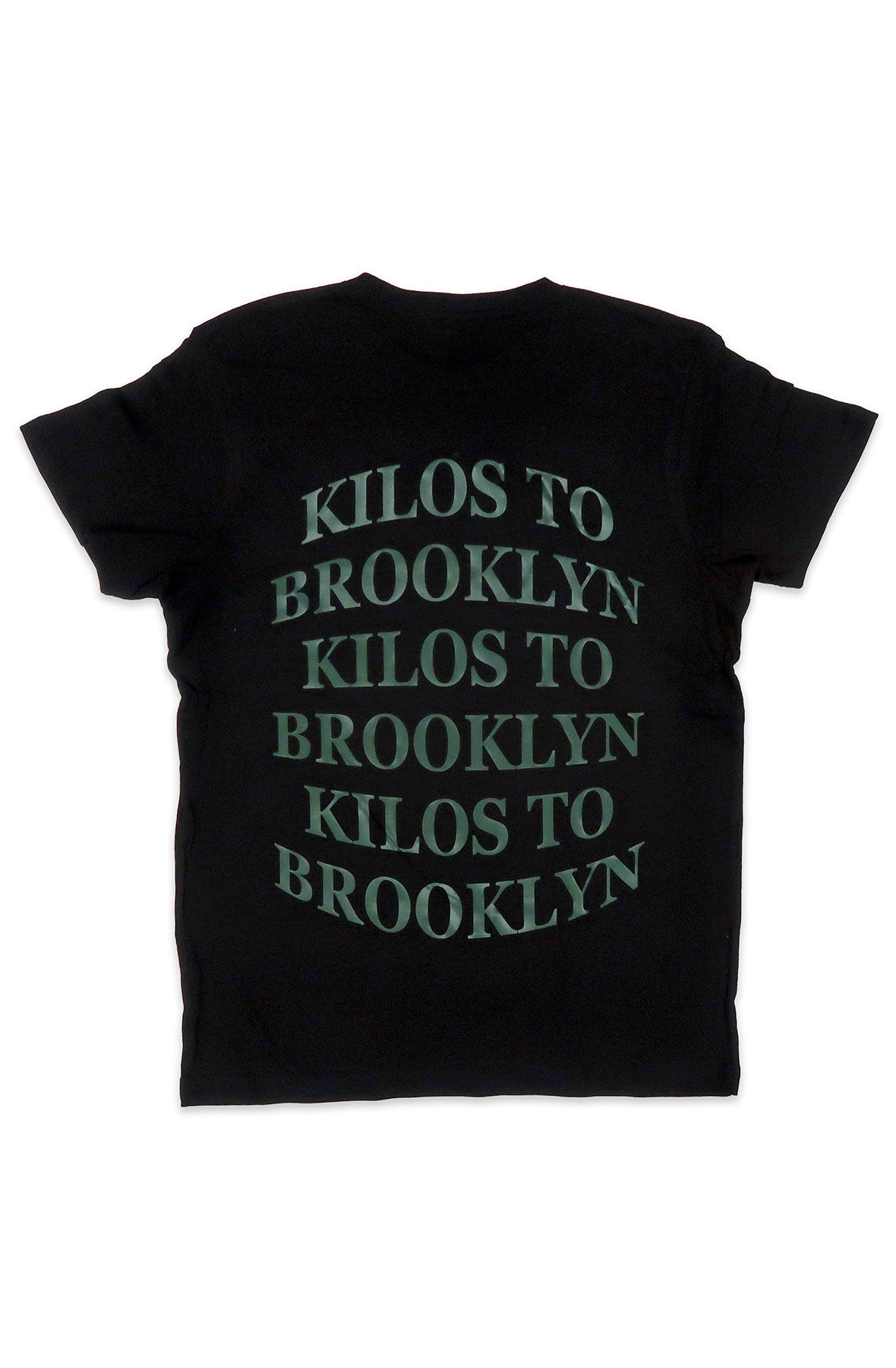 Kilos To Brooklyn Tee in Black and Green