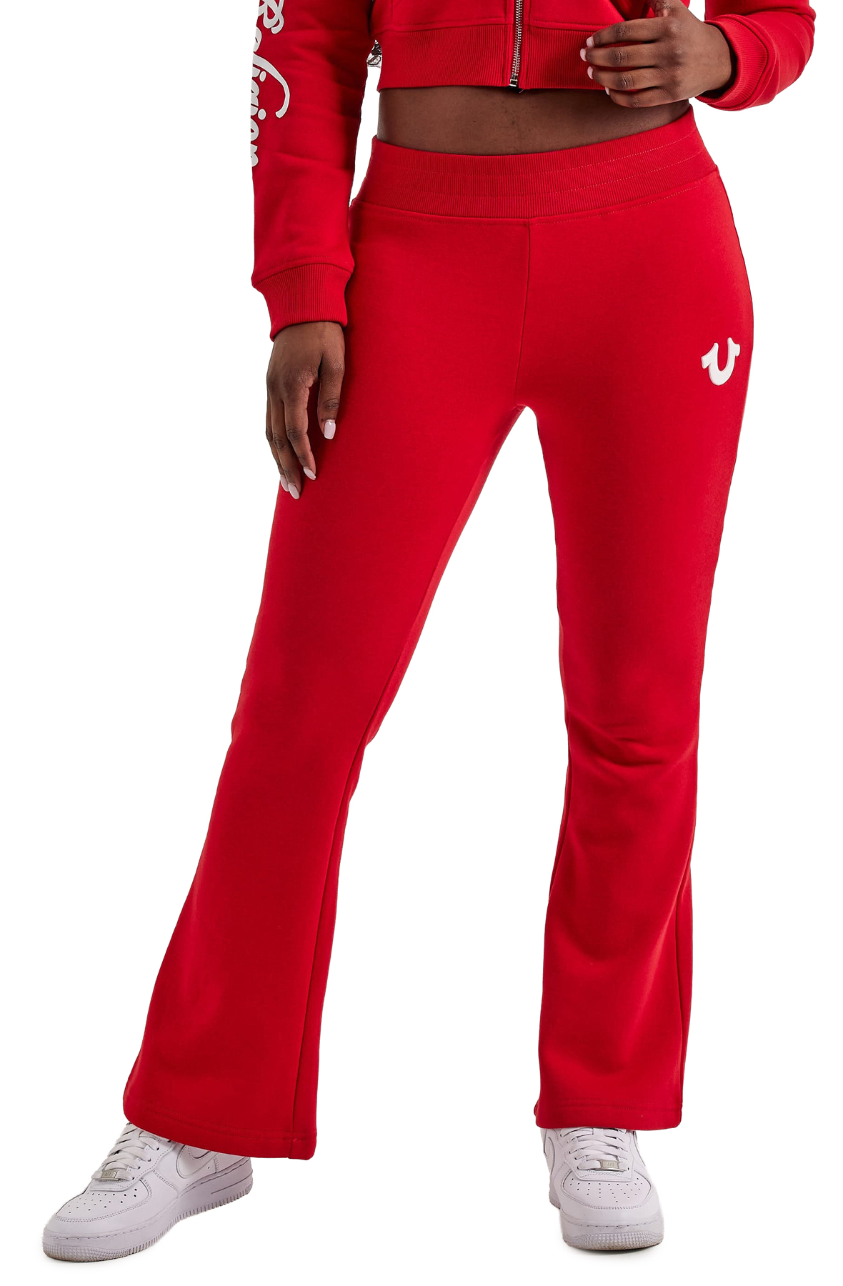 Mid-Rise Bootcut Sweatpants