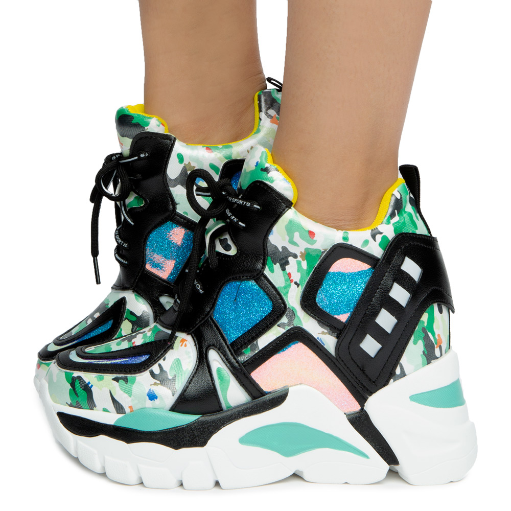 LIME-02 PLATFORM SNEAKERS