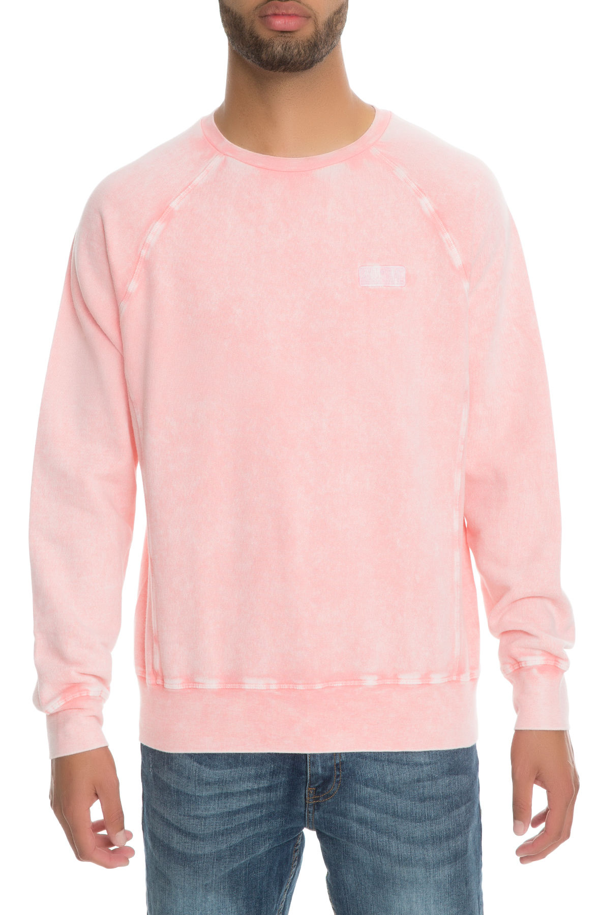 The Pigment Dye Crewneck Sweatshirt in Pink