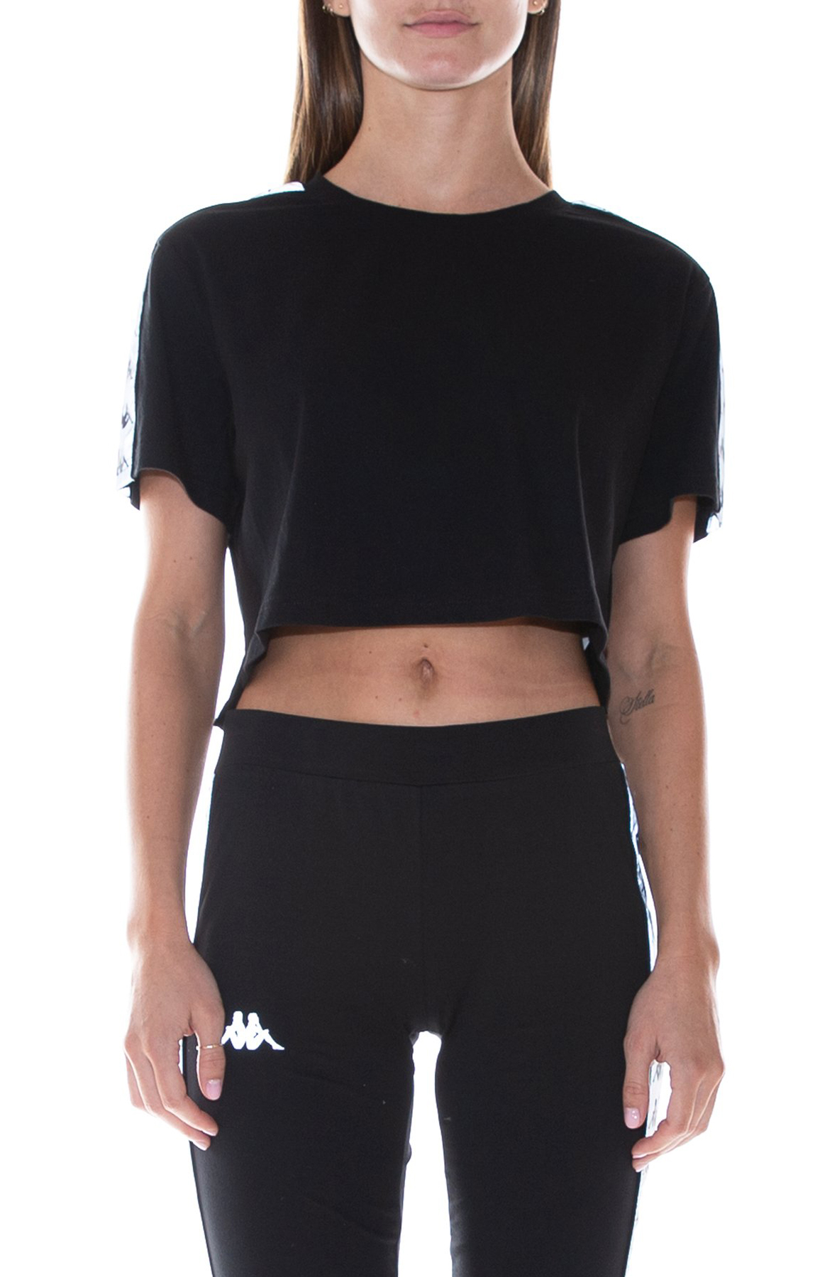 222 Banda Daisy Reflective Cropped Tee