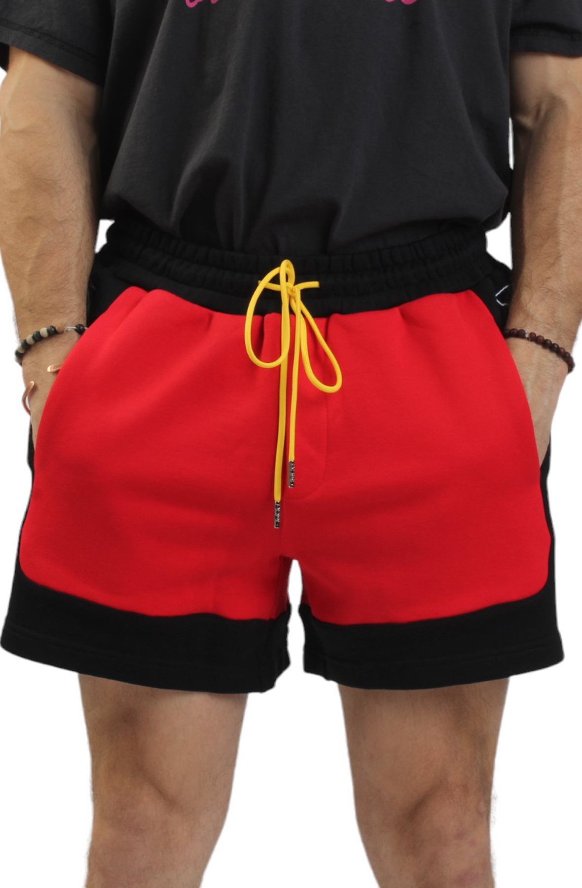 French Terry Row Shorts