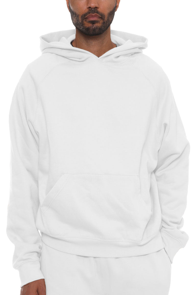 Weiv Pure Cotton White Hoodie