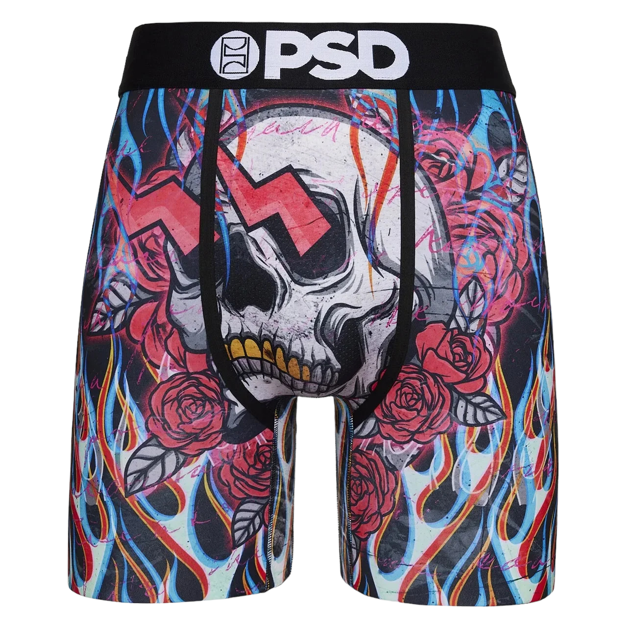  PSD Women's Lucky Dye Boy Shorts, Multi, XS : Clothing