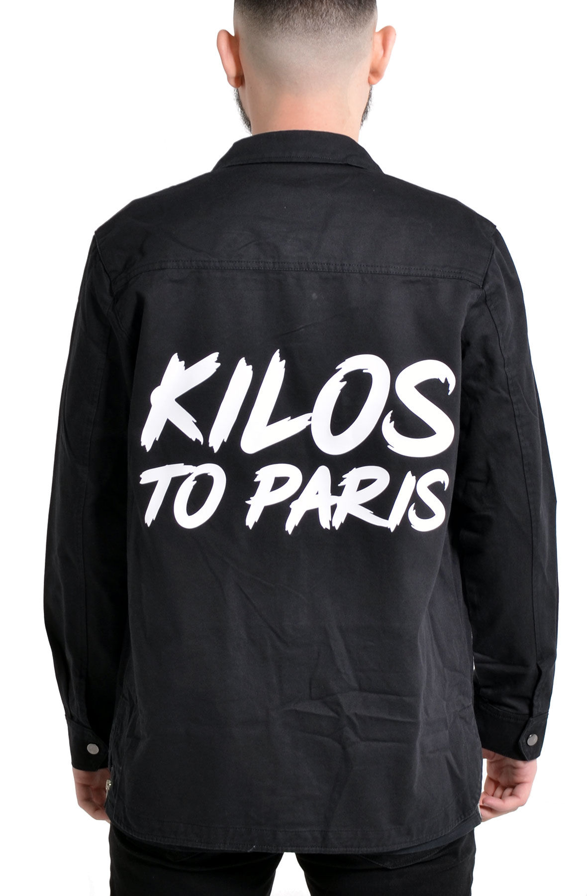 Kilos To Paris Denim Jacket in Black