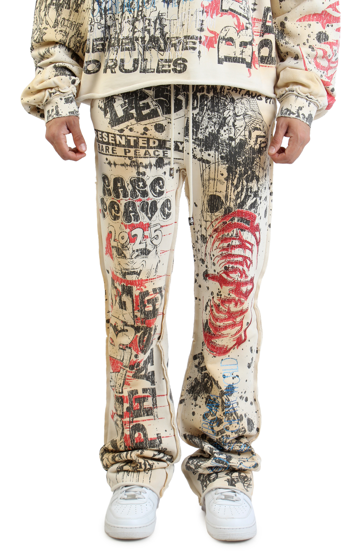 Raver Bathroom Mirror Flare Pants