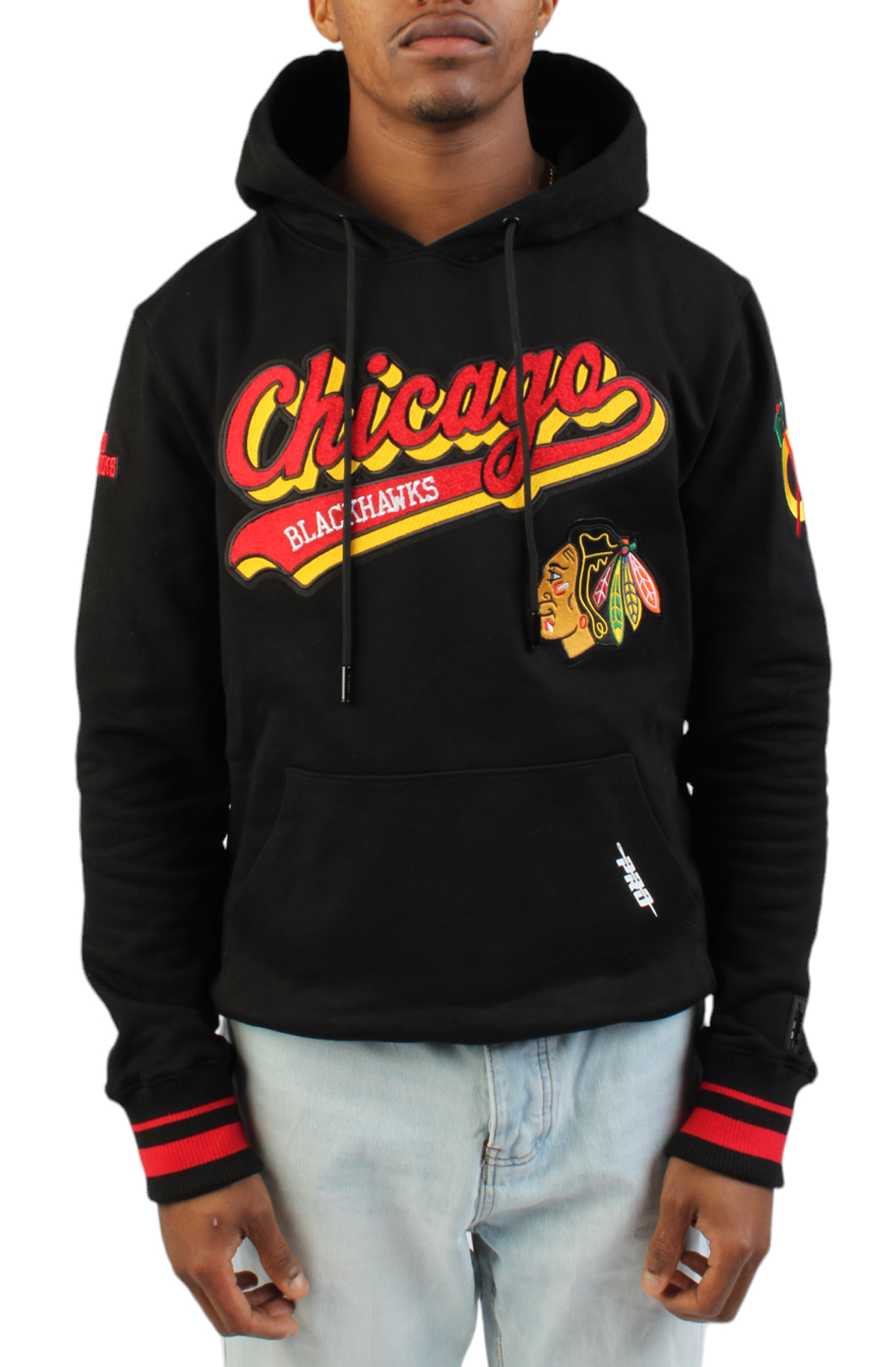 Blackhawks Script Hoodie