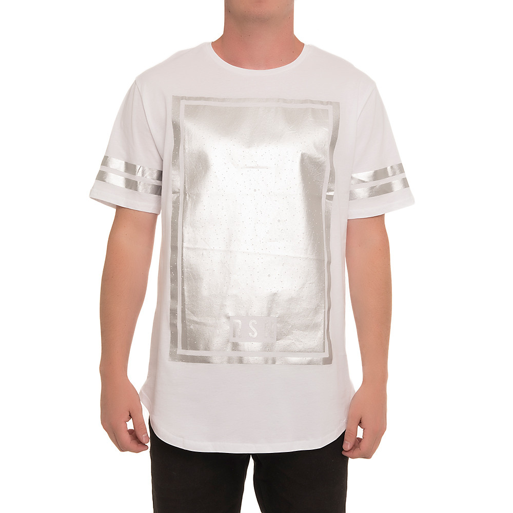 Splatter Box Tee White