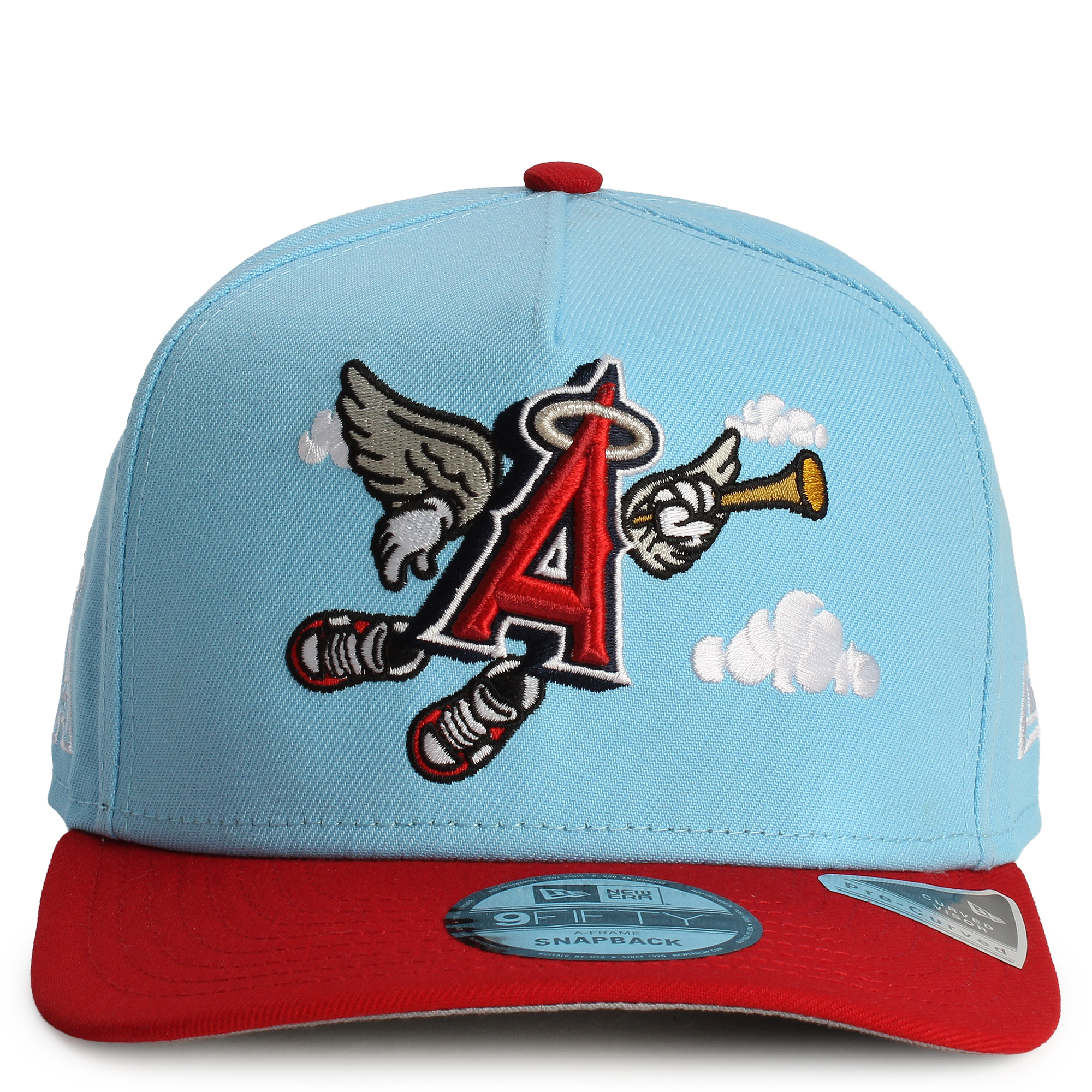 MLB Los Angeles Angels Cartoon 950 AF Pre-Curved Snapback