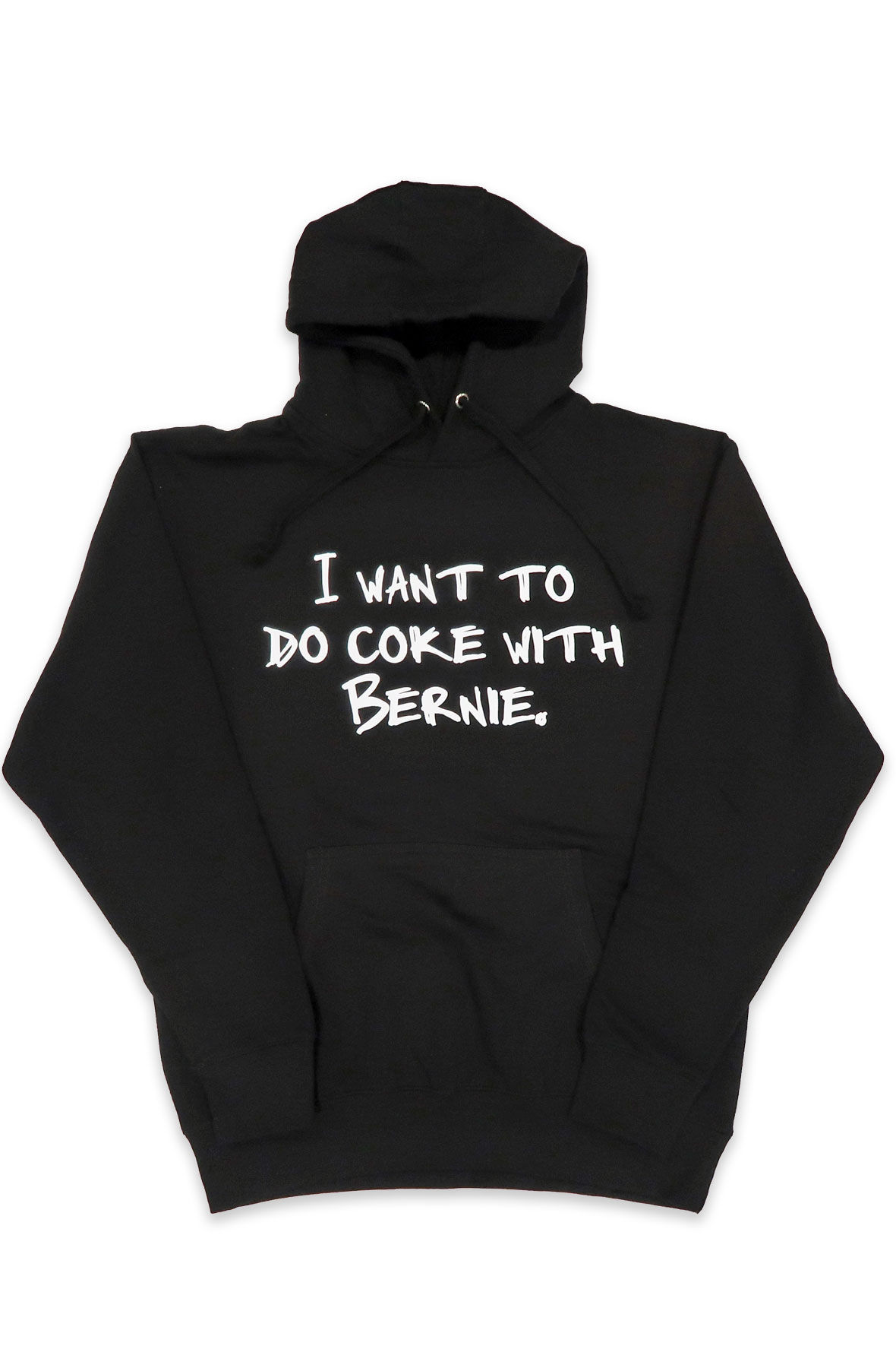 Coke with Bernie Hoodie in Black