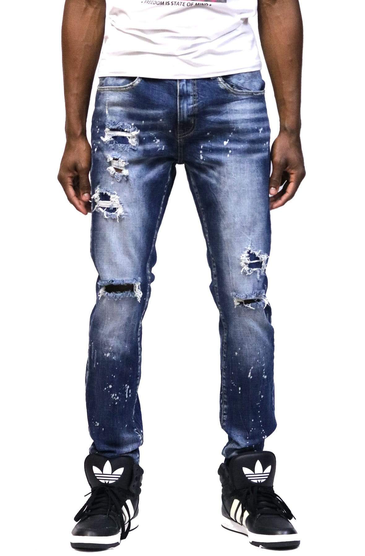 GEROME New Washed Skinny Denim Pants