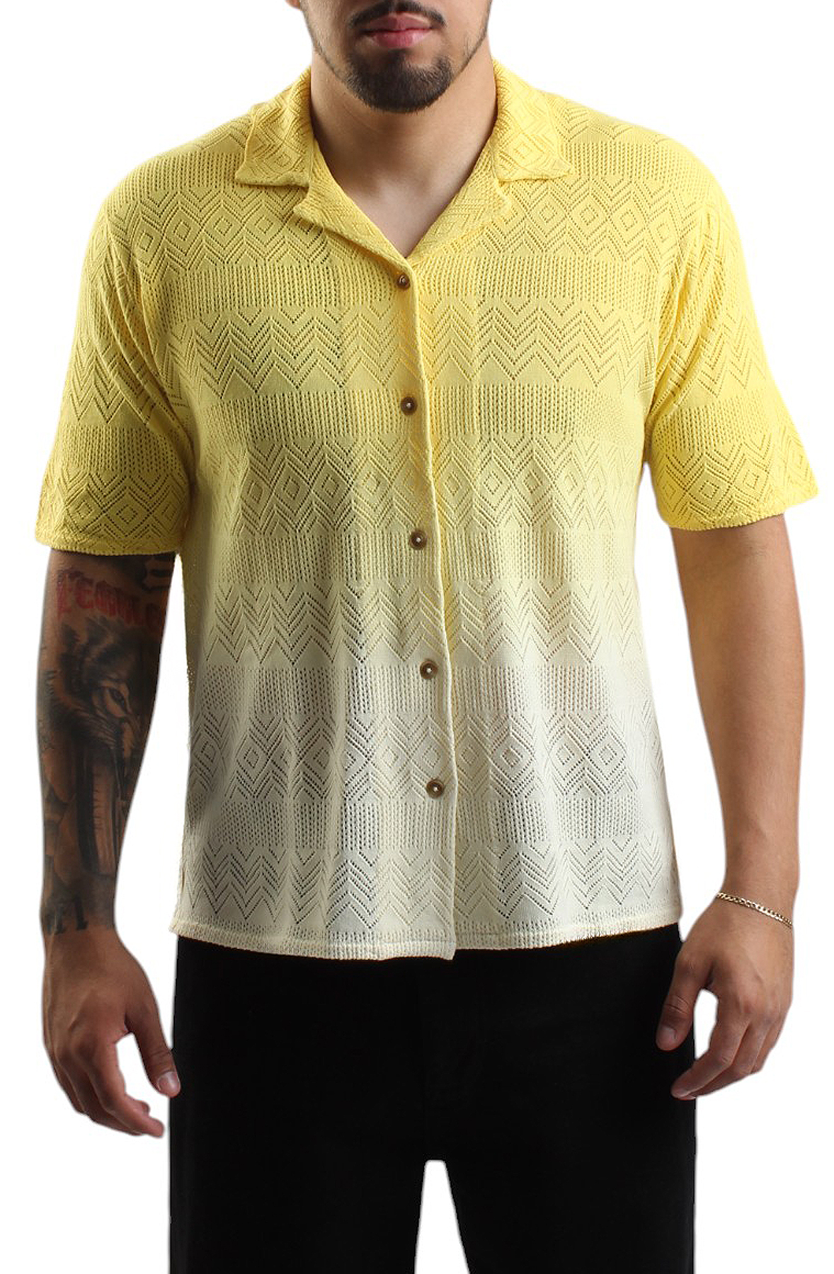 The Flyest Crochet Button Down