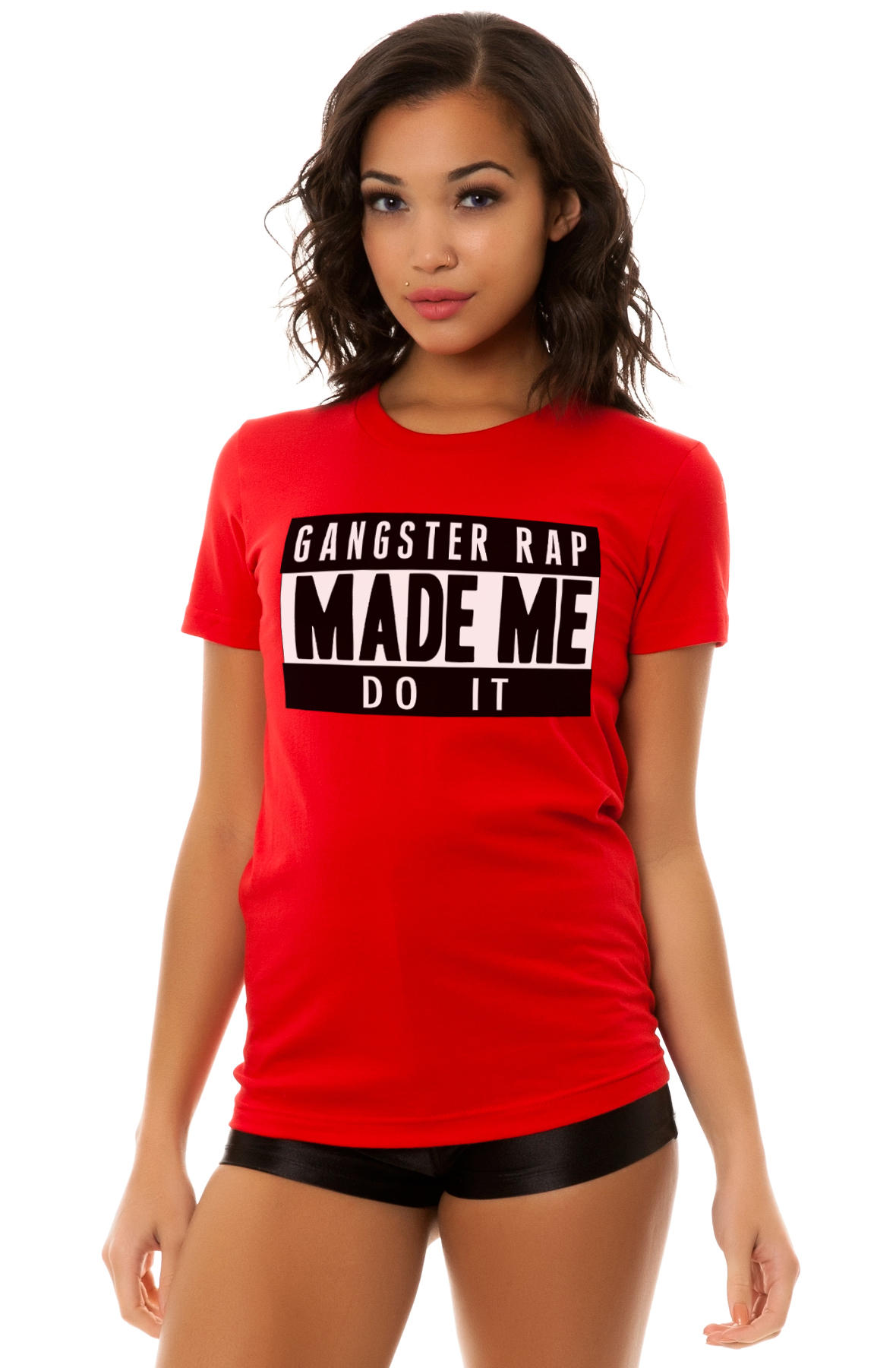 The Gangster Rap Tee in Red