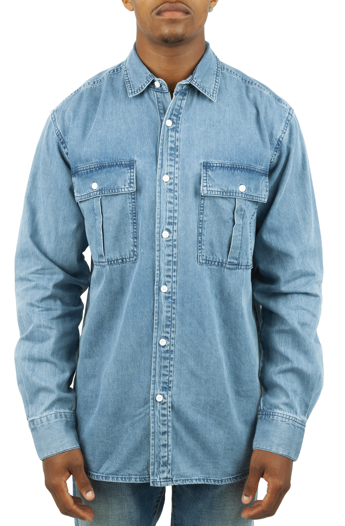 Denim Long Sleeve Shirt