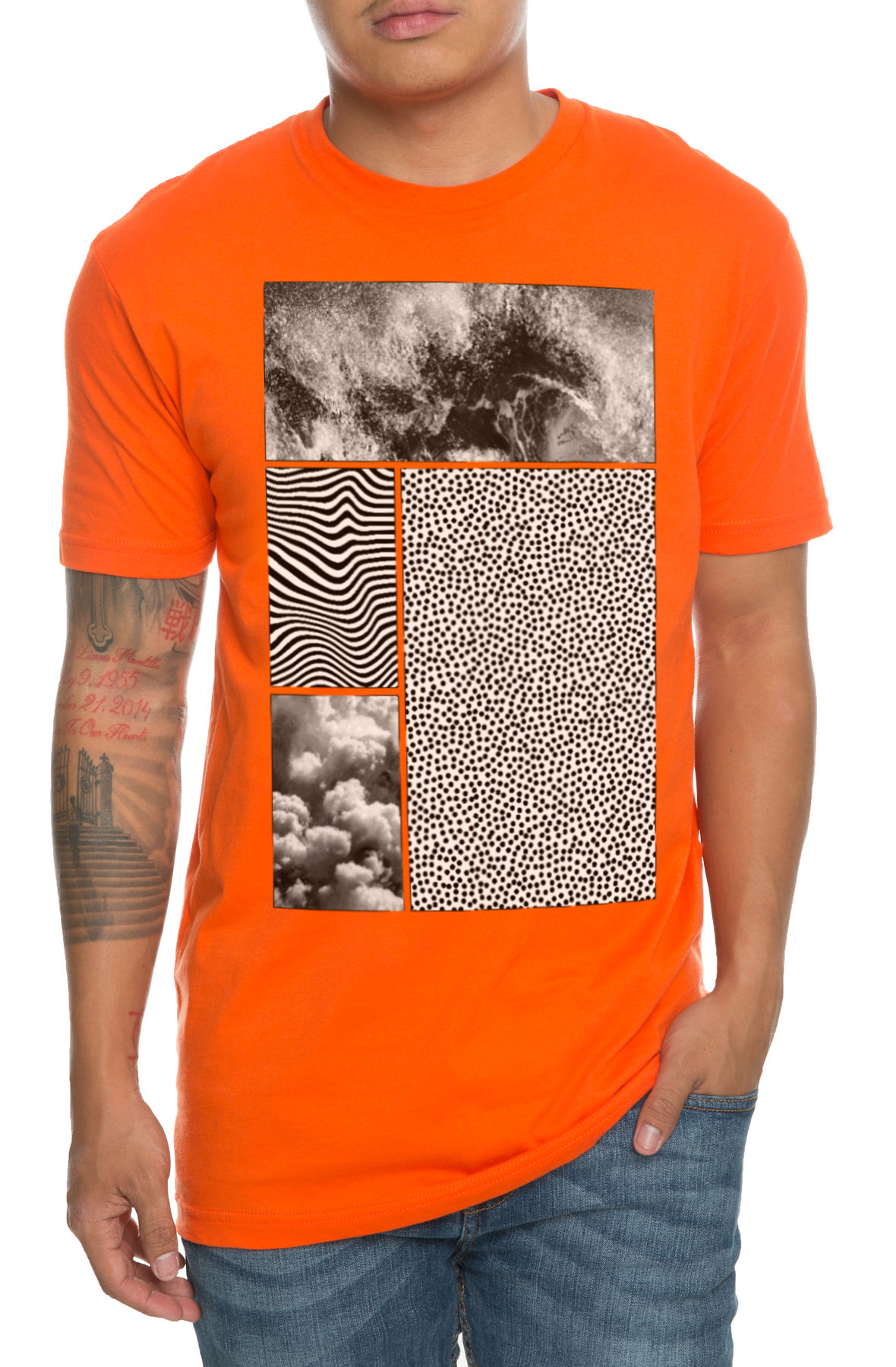 The Wild Nature Tee in Orange