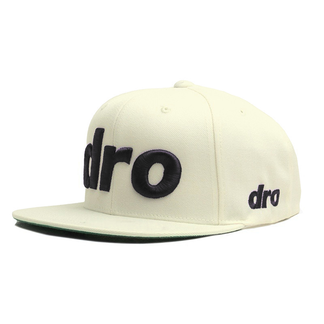 DRO Natural Snapback Black Logo