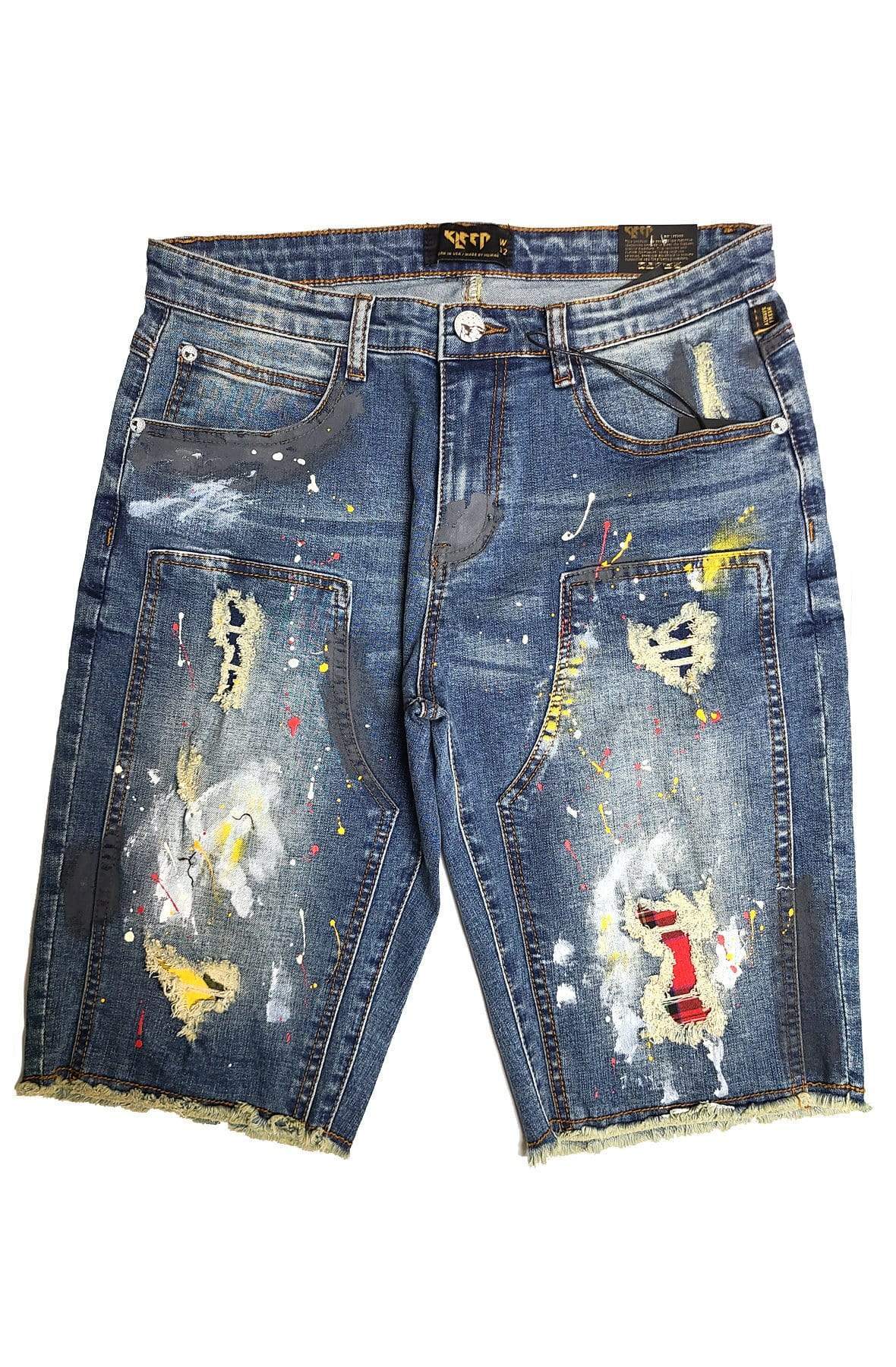 Evan Limited Premium Washed Denim Short Pants.