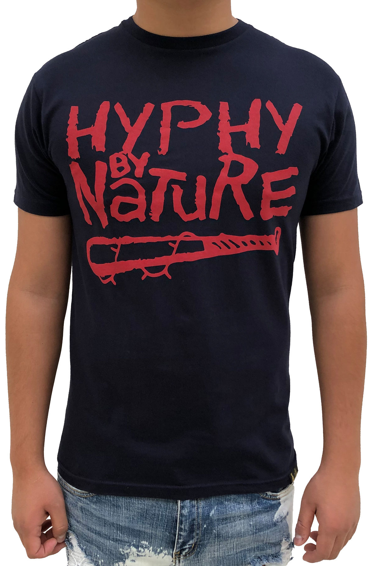 Stay Winning Hyphy By Nature Navy/Red Tee