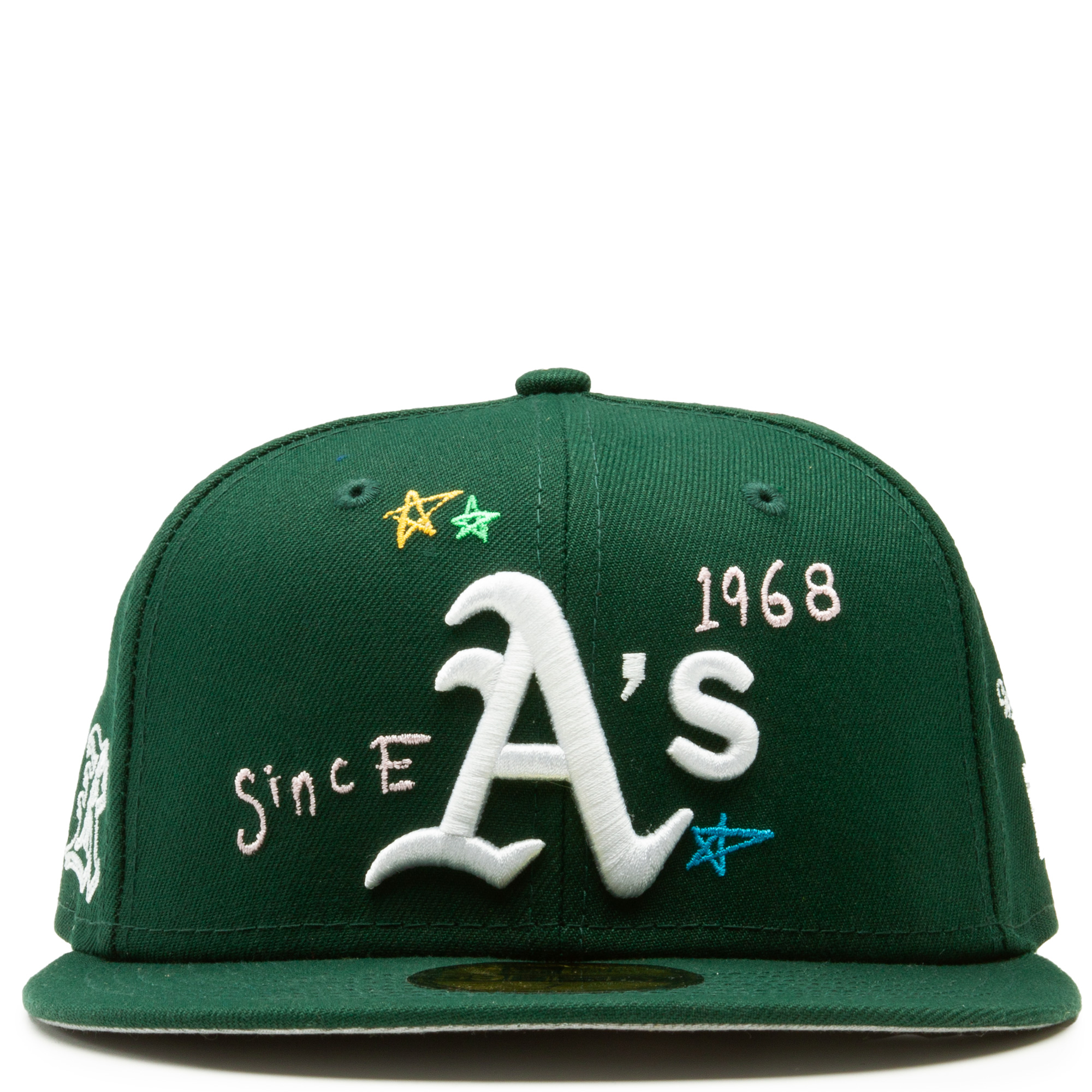 New Era Oakland Athletics Women's Green Essential Visor