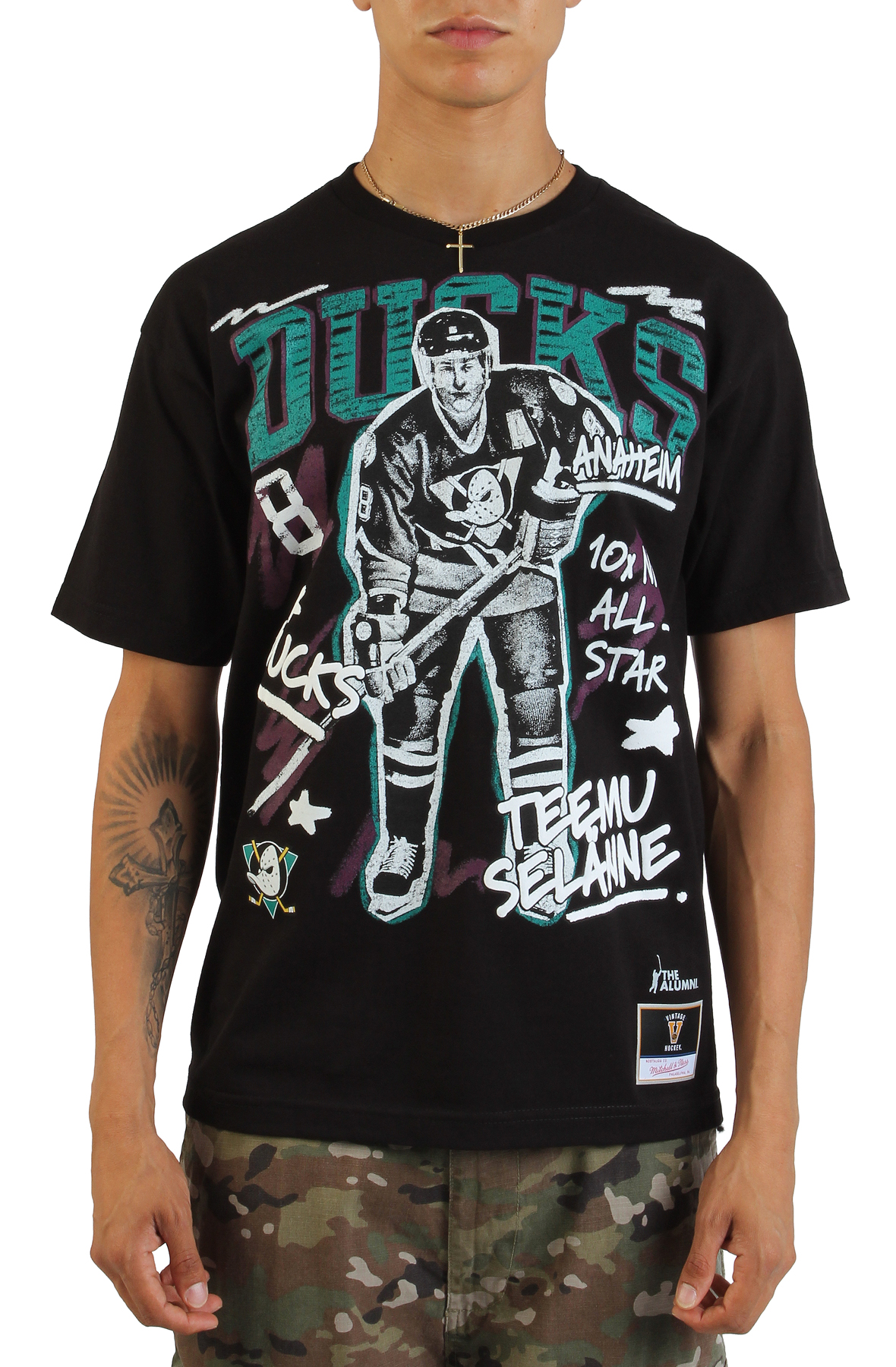 NHL Anaheim Ducks Teemu Selanne Chalked Up T-Shirt