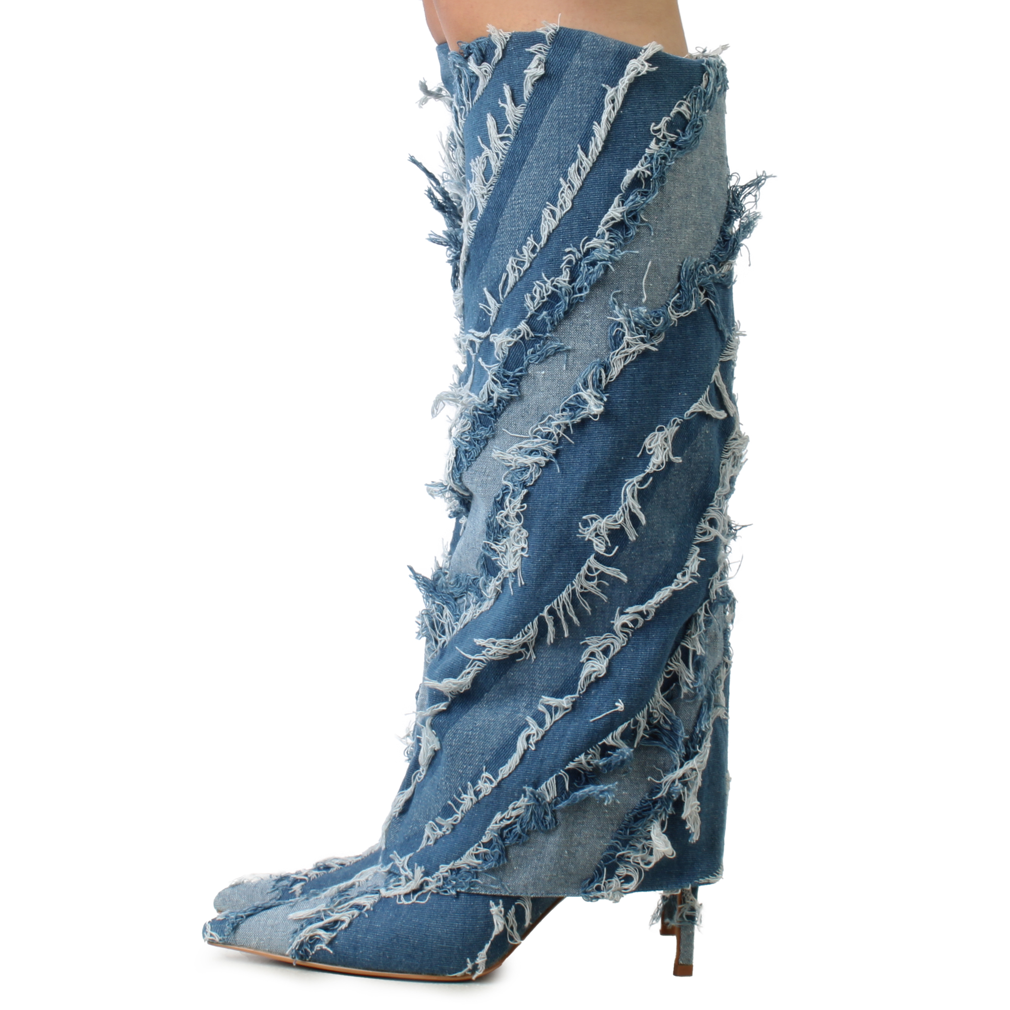 Fisher-Denim Stiletto Boot