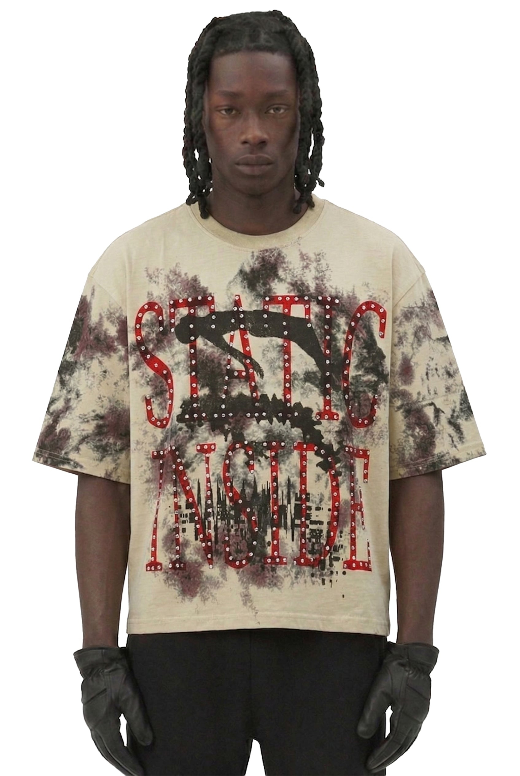 KRAEON Washed 100% Cotton S/N Jersey 3/4 Sleeve Tee