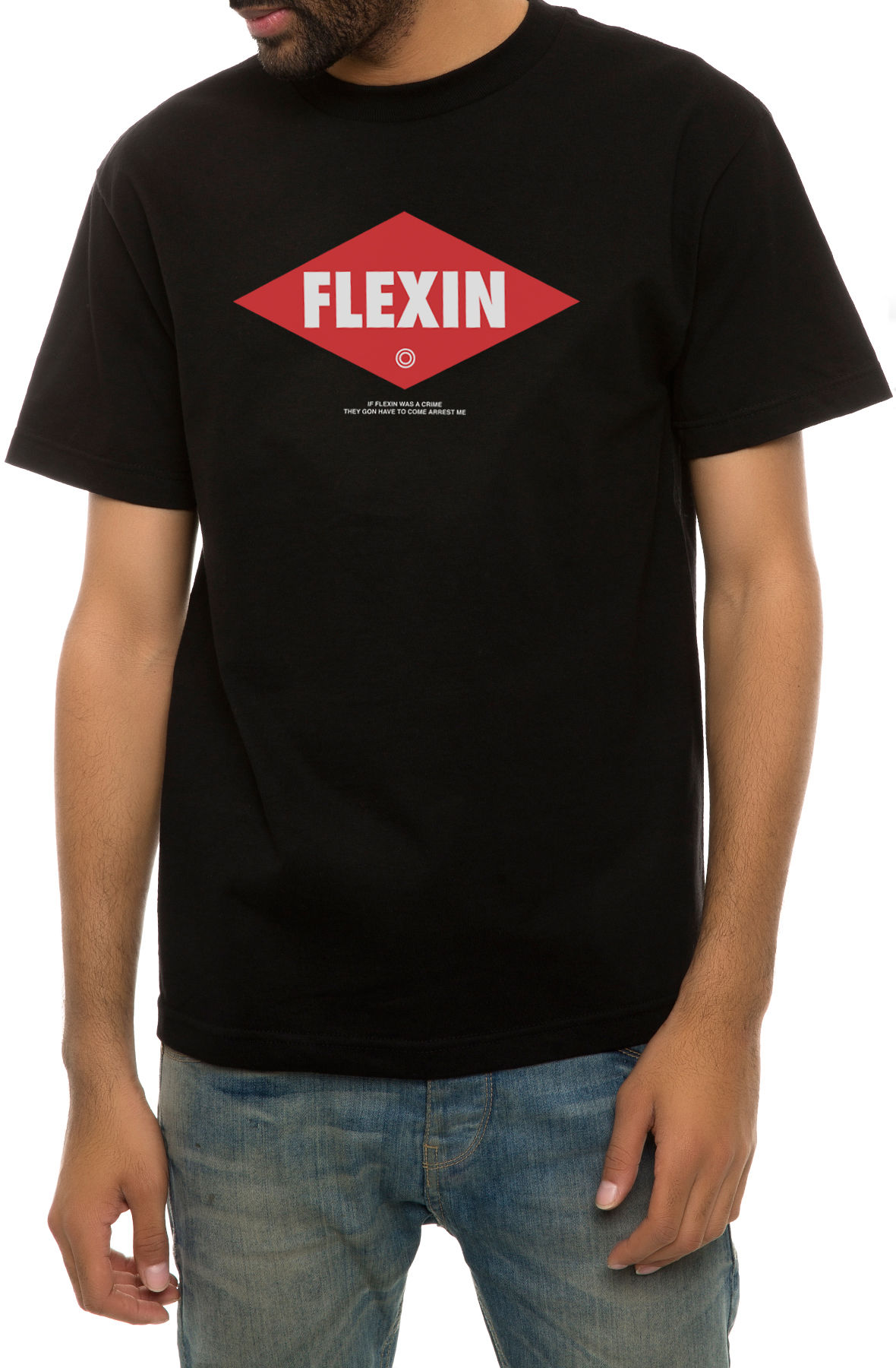 The Flexin Tee in Black