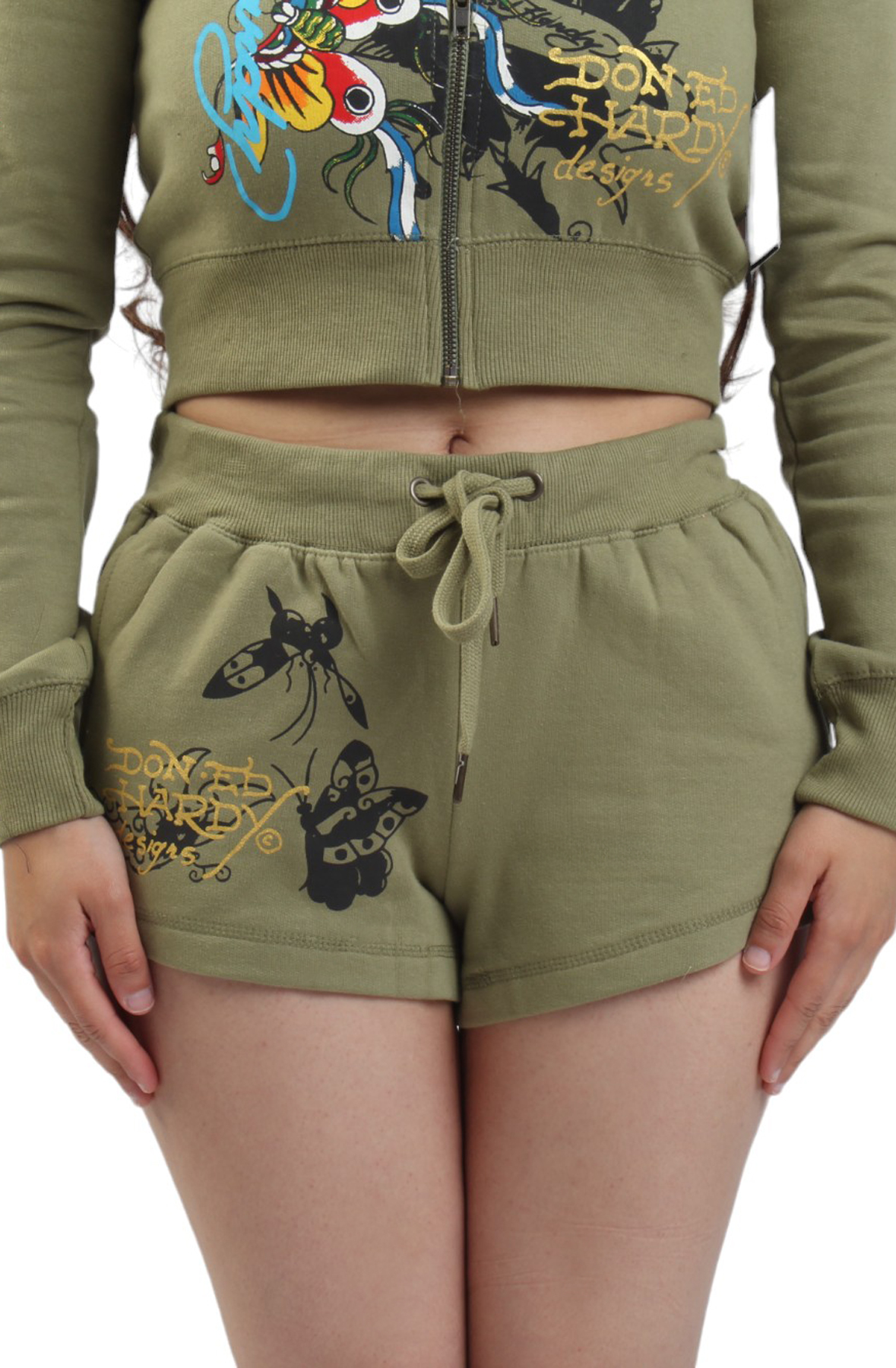 Butterflies Fleece Short