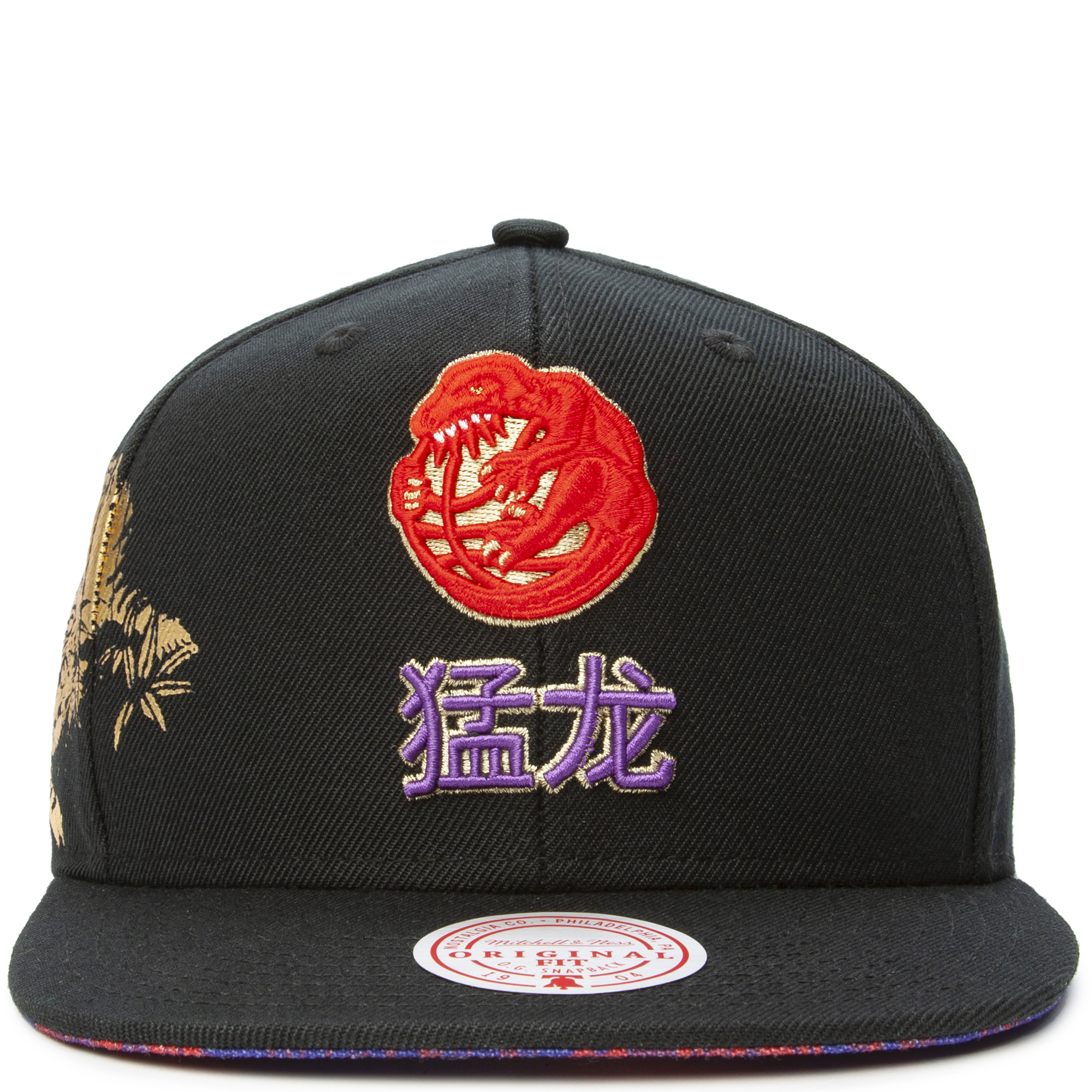 Toronto Raptors Mitchell & Ness x Lids Metallic Gold Snapback Hat