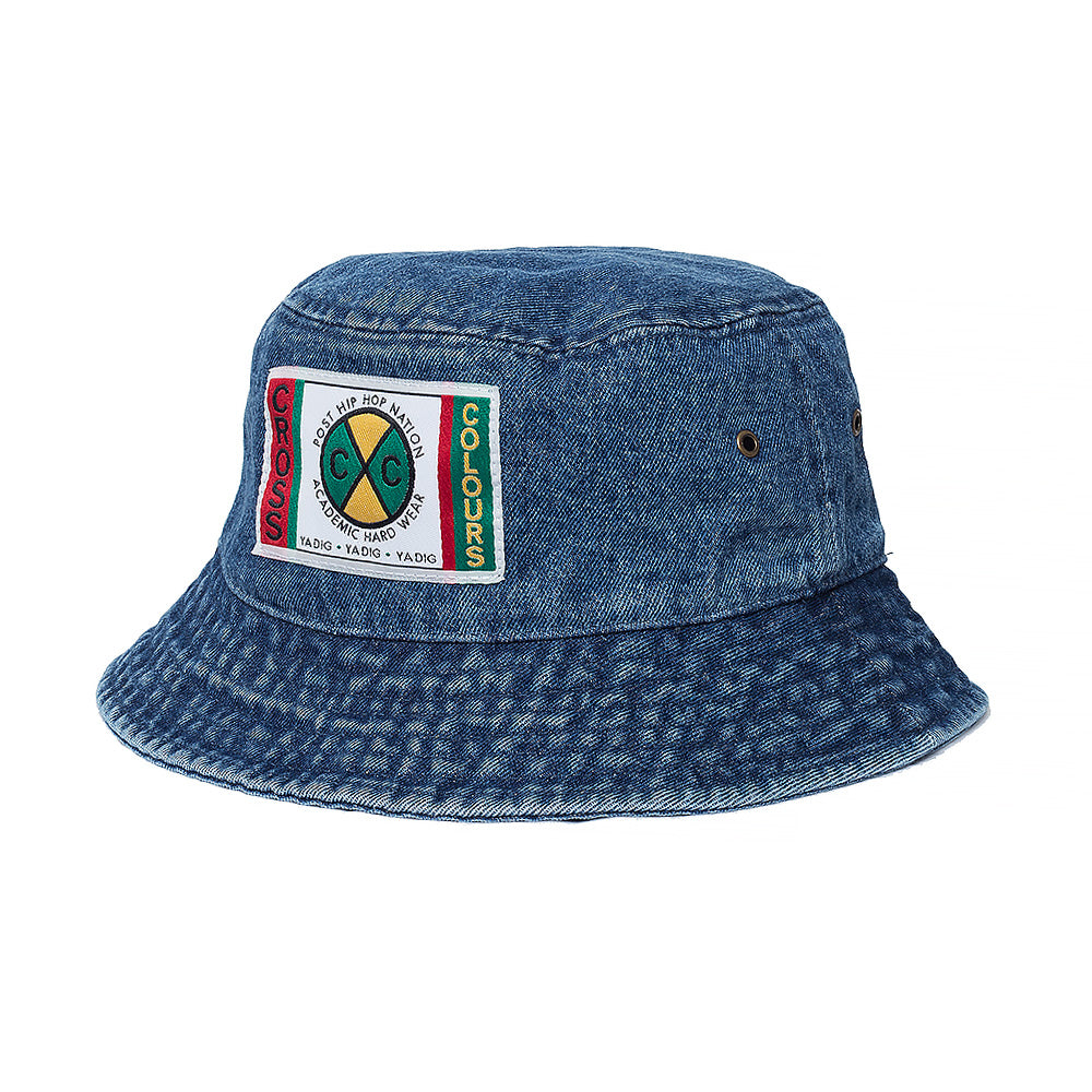 Cross Colours Denim Bucket Hat - Dark Indigo