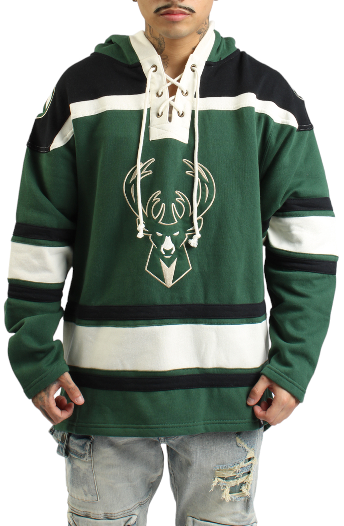 Milwaukee Bucks Vintage Superior '47 Lacer Hood