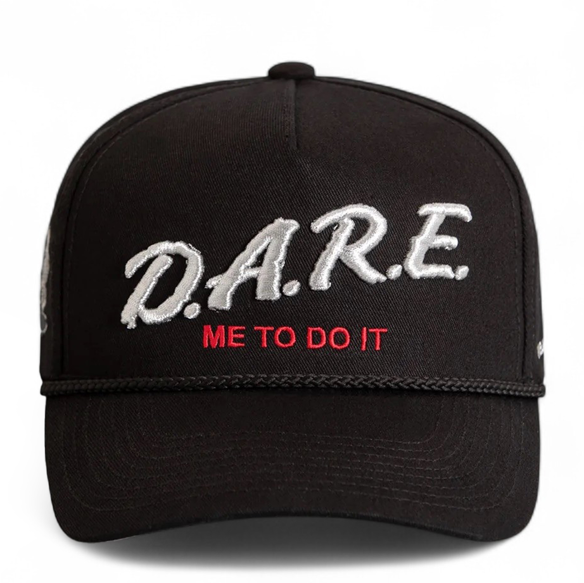 Dare Me To Do It Twill Trucker Hat