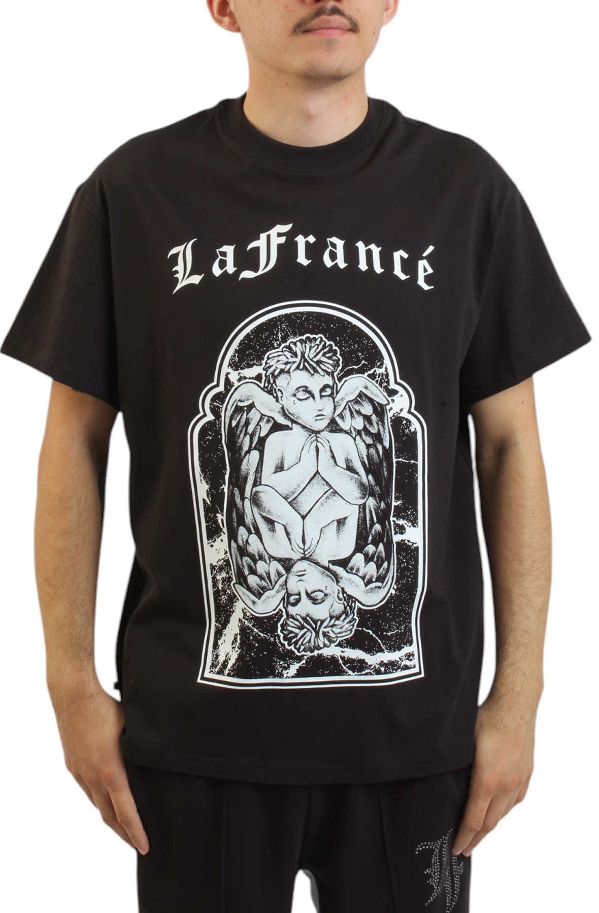 HOOPS X LAFRANCE WRITTEN IN CHROME LOGO T-SHIRT